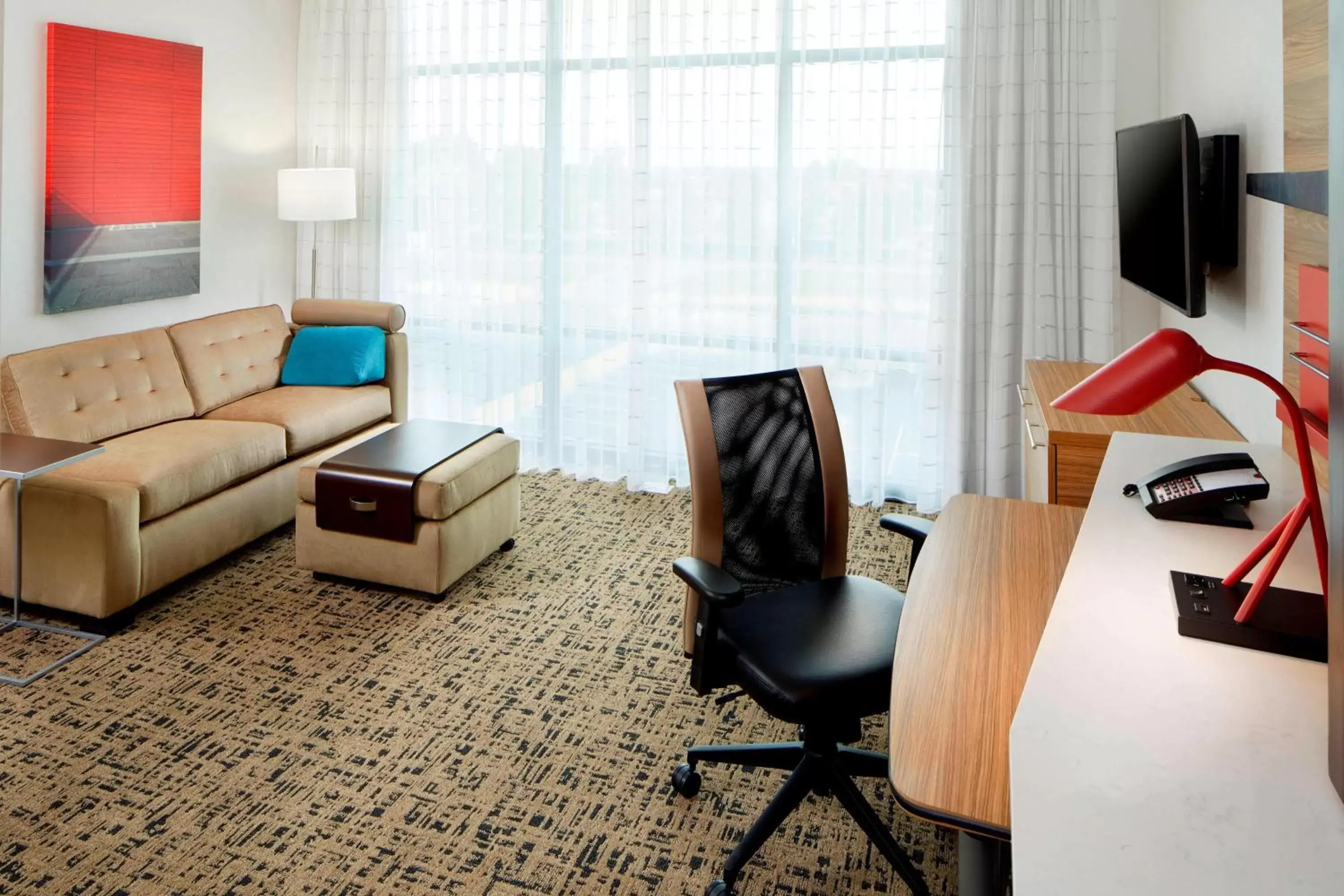 Living room, Seating Area in TownePlace Suites by Marriott Columbus Easton Area