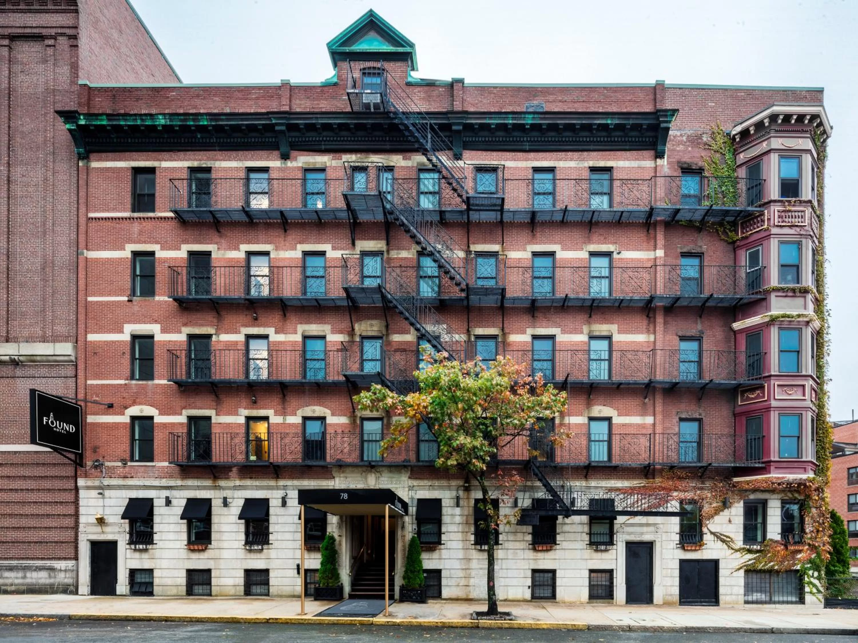 Property building in Found Hotel Boston Common