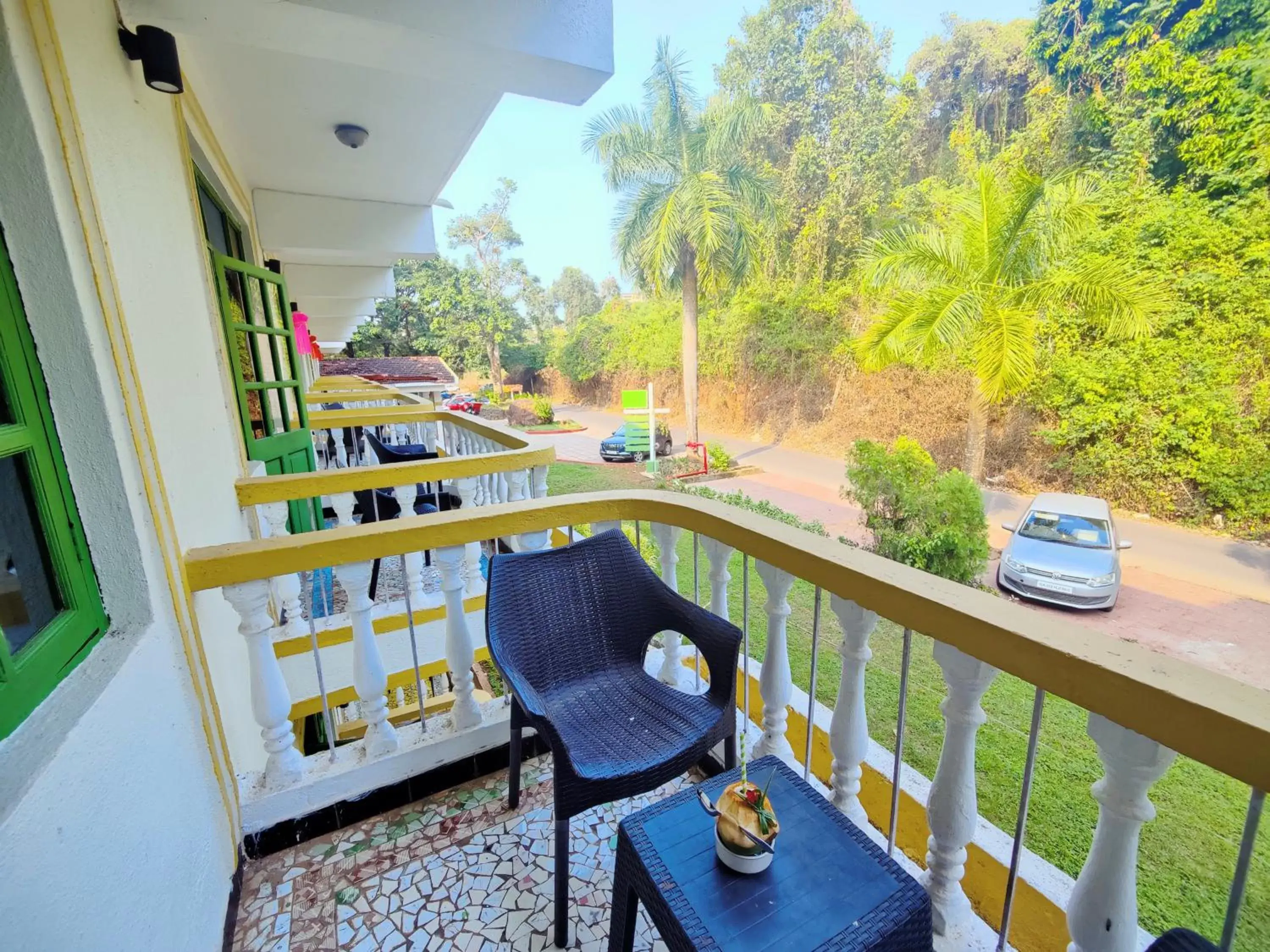 Balcony/Terrace in Bambolim Beach Resort