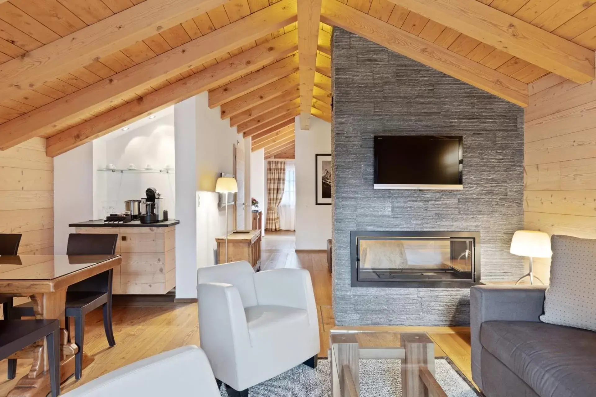 Living room in Grand Hotel Zermatterhof