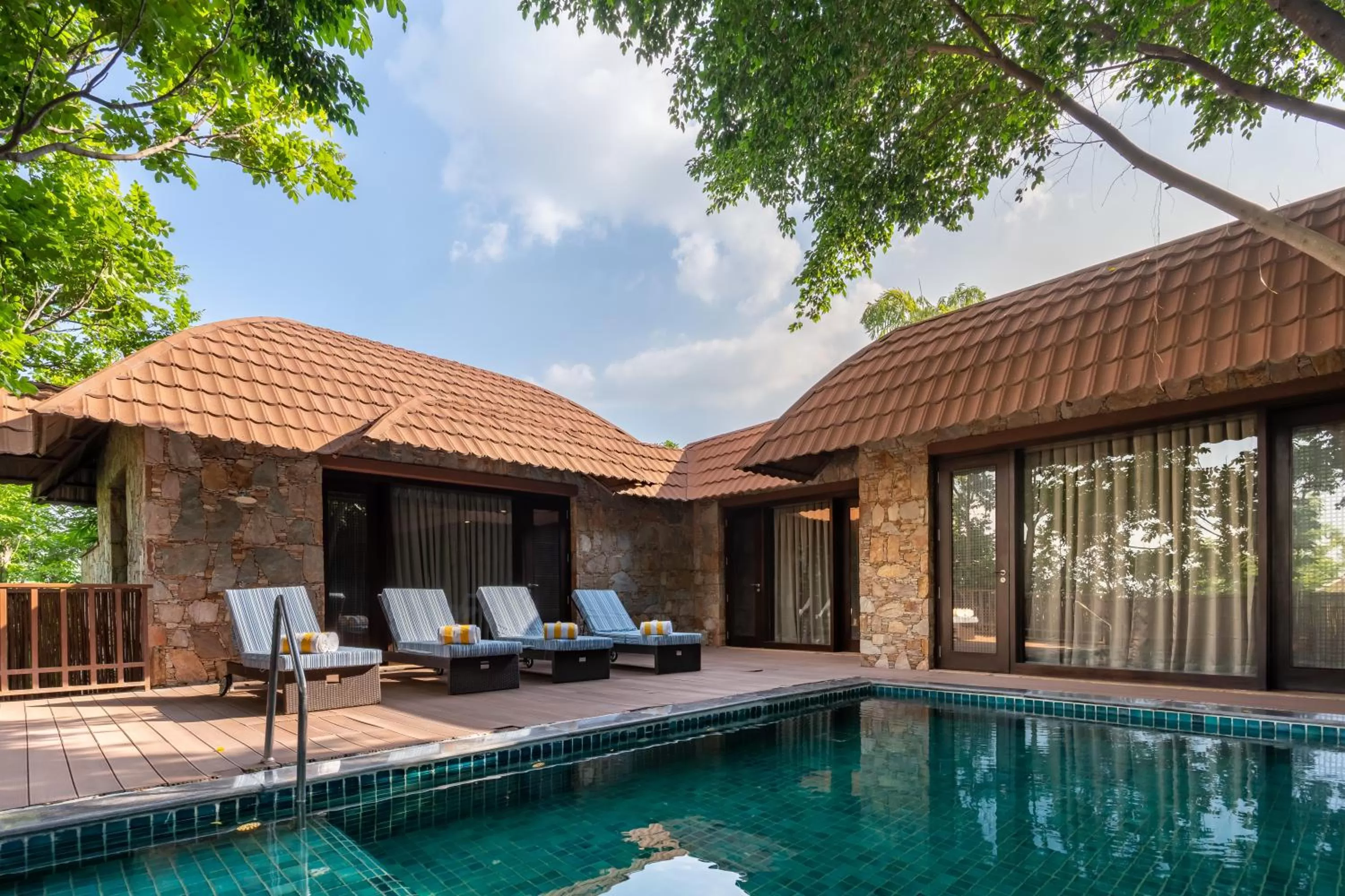 Swimming pool in The Ananta Udaipur