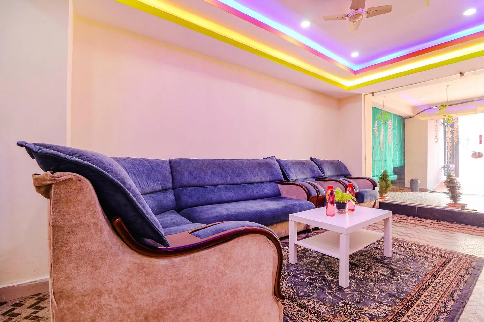 Seating area in FabExpress Broholic Suites - Nr JNTU Kukatpally