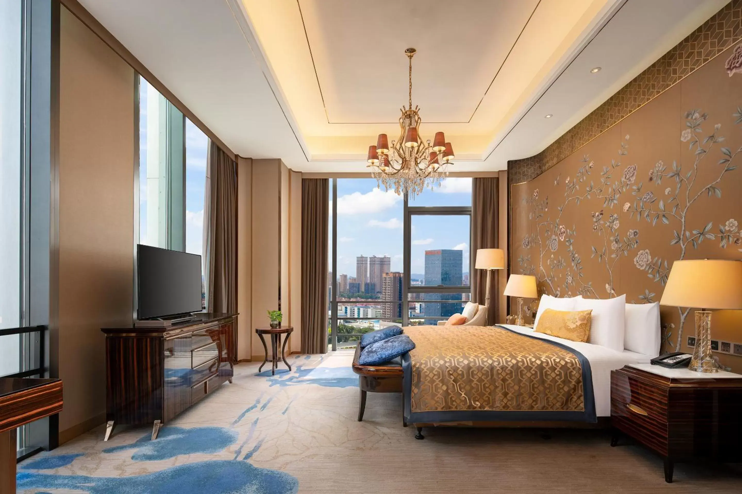 Bedroom, TV/Entertainment Center in Wanda Vista Dongguan