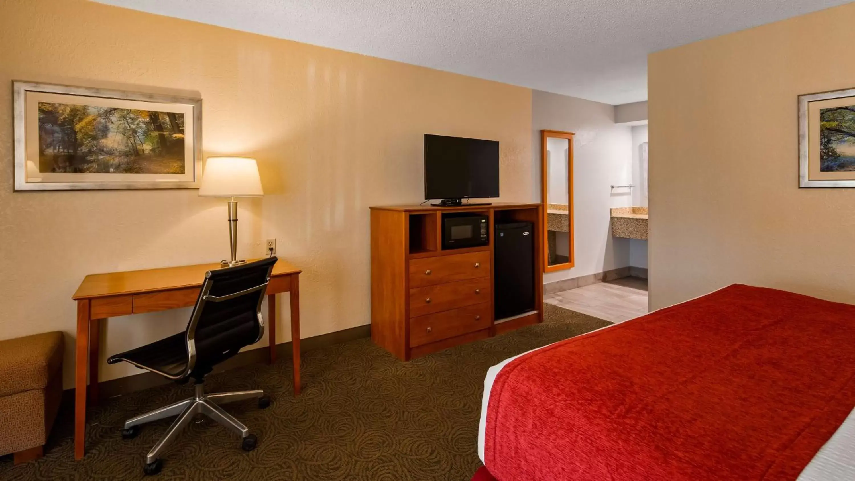 Photo of the whole room, TV/Entertainment Center in Best Western Thunderbird Motel