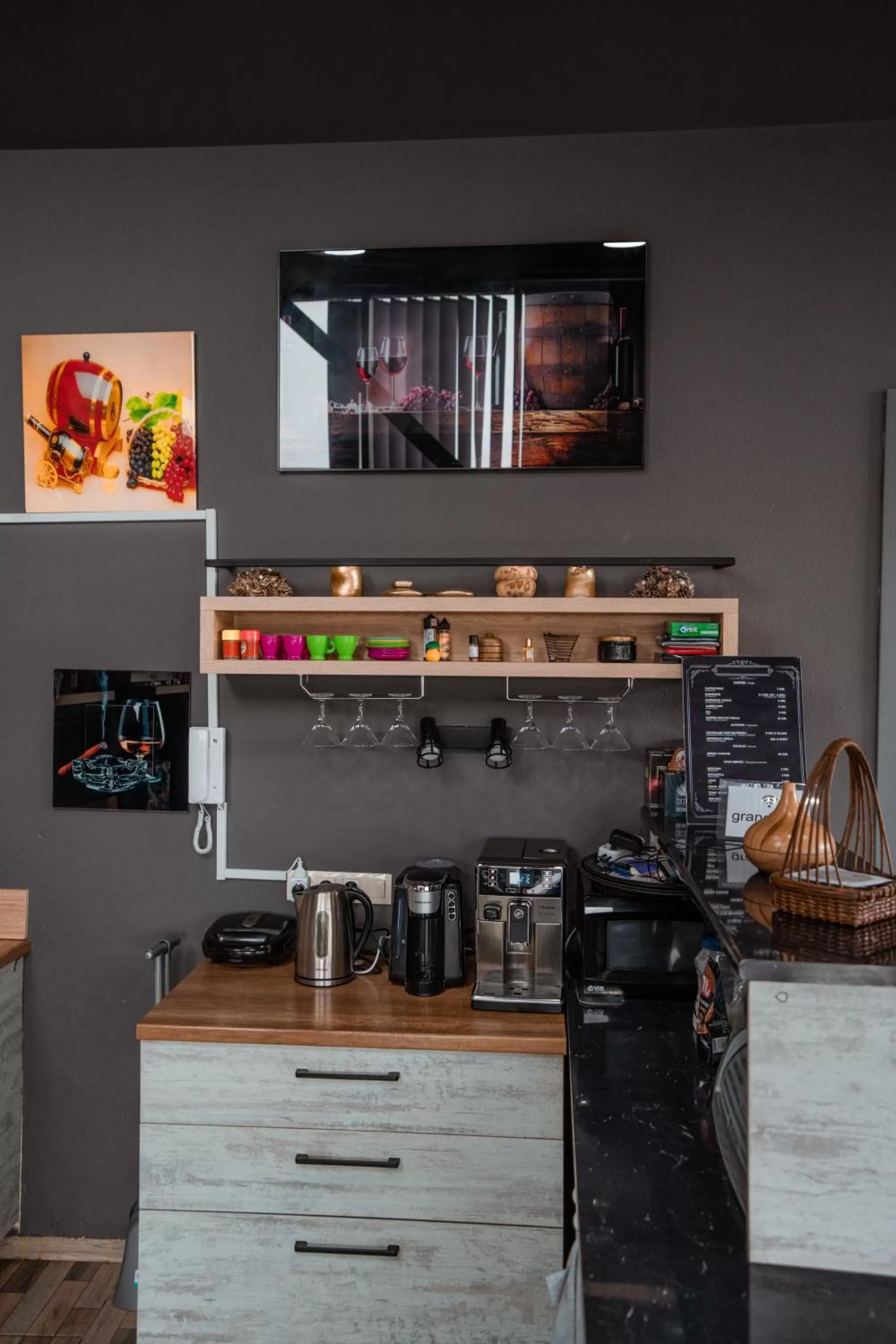 Coffee/tea facilities in Hotel Grand View in Tbilisi
