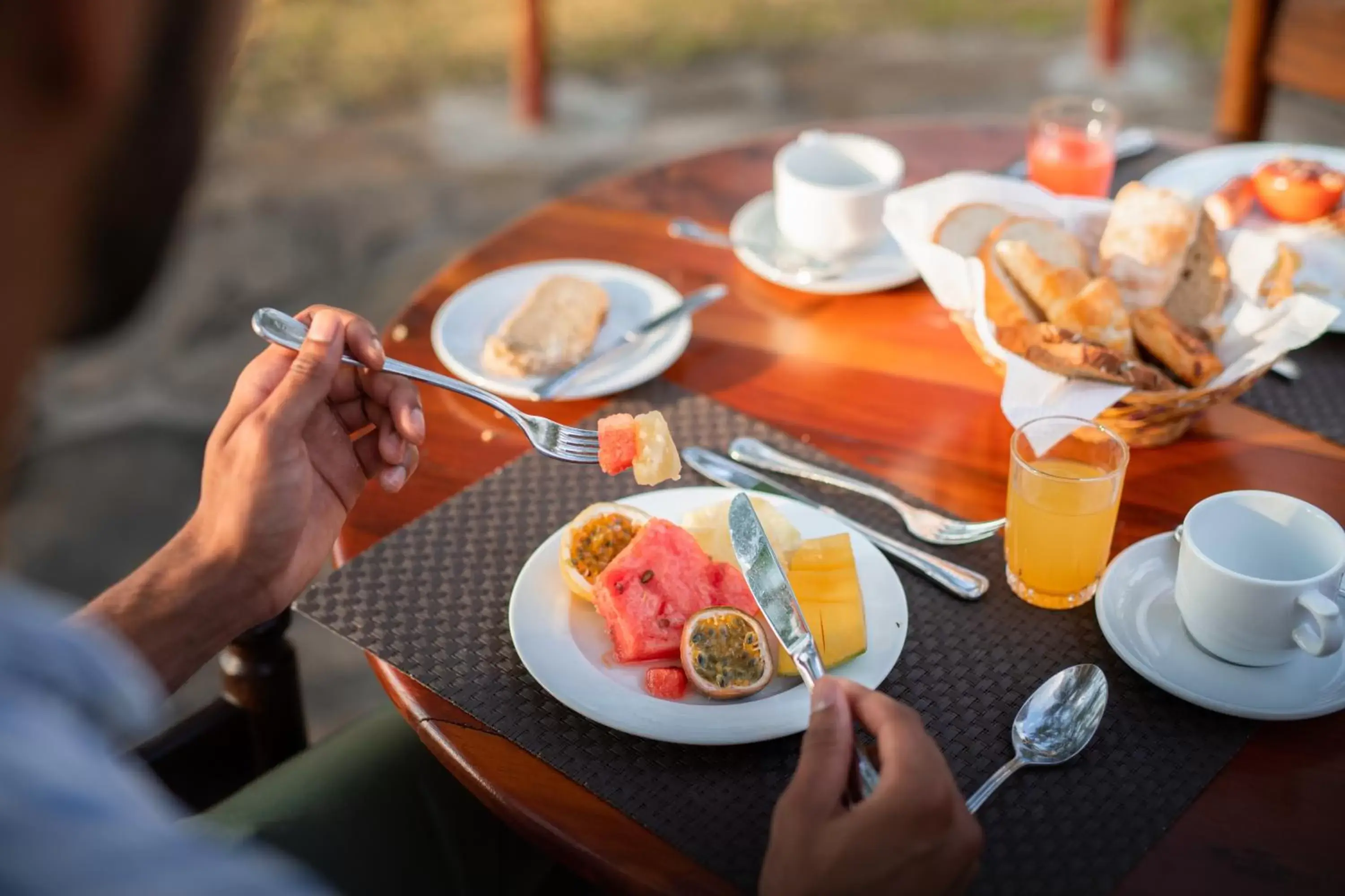 Breakfast in Severin Sea Lodge