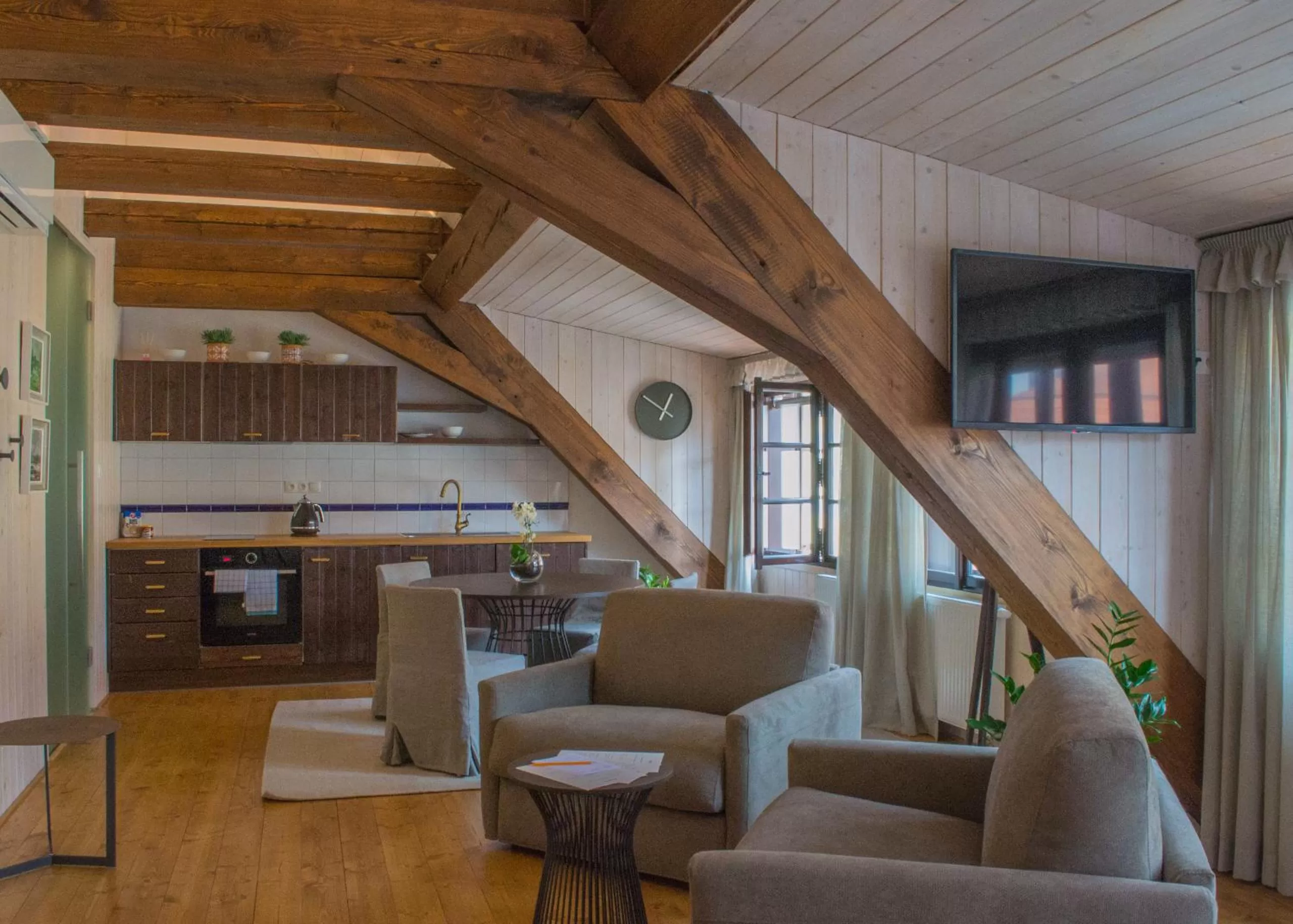 Living room in Apartmány Šupina