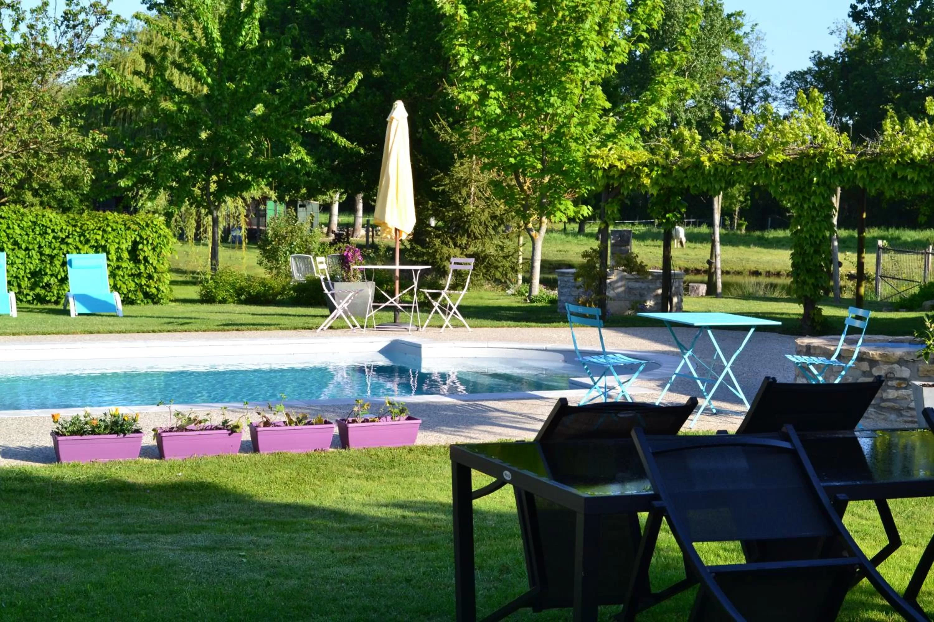 Pool view, Swimming Pool in L'instant bleu