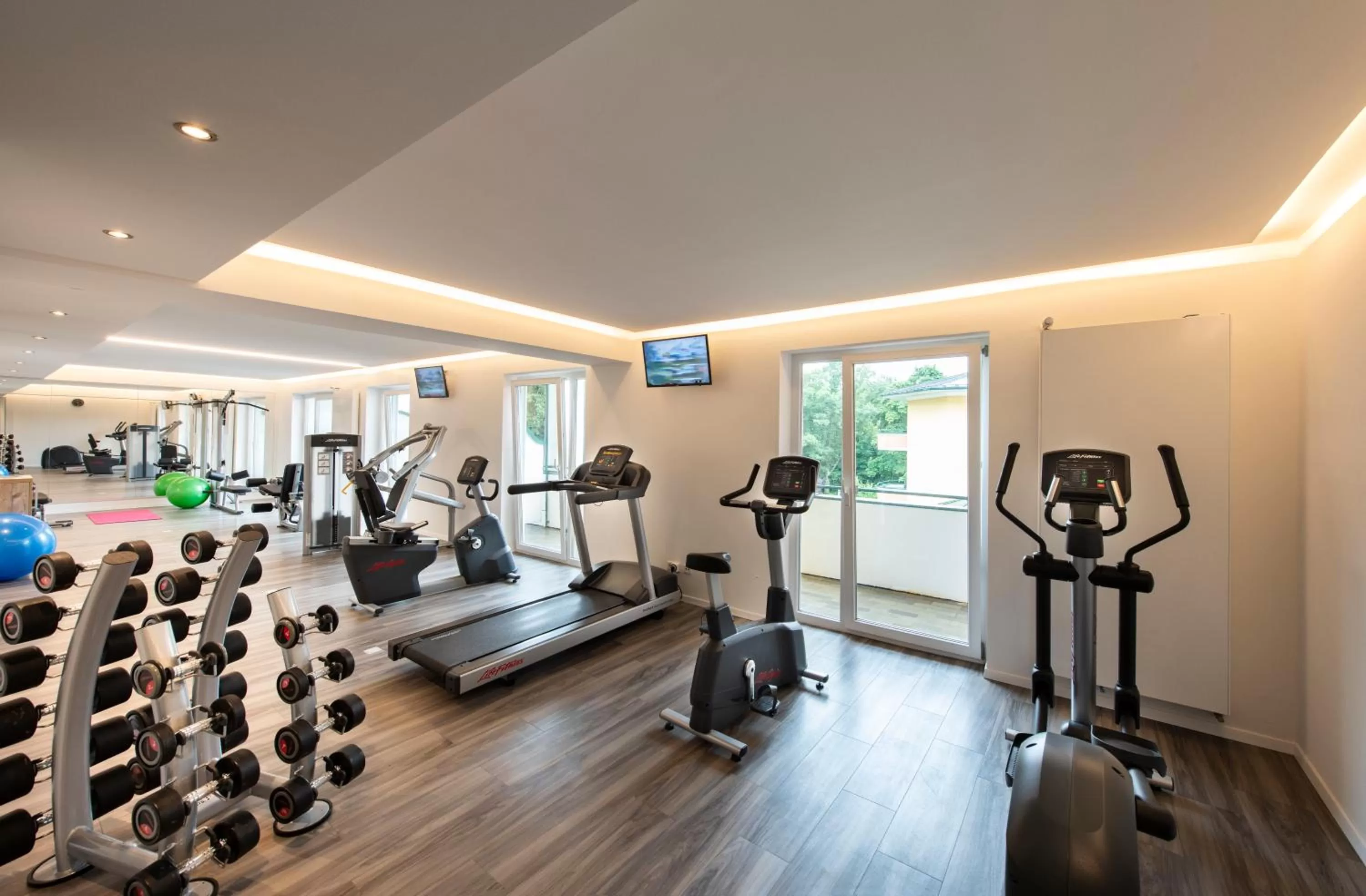 Fitness centre/facilities in Parkhotel