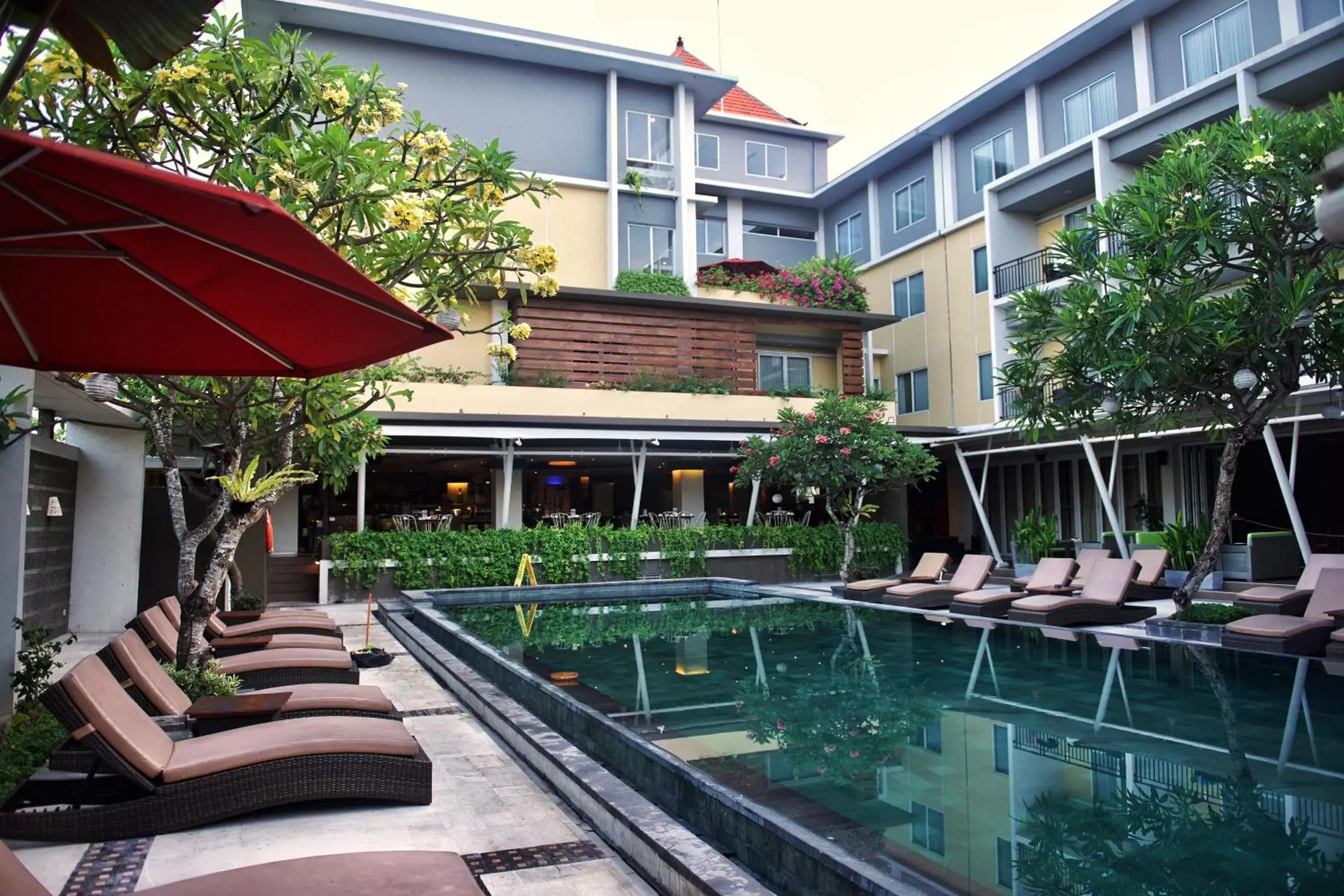 Property building, Swimming Pool in The Kana Kuta Hotel