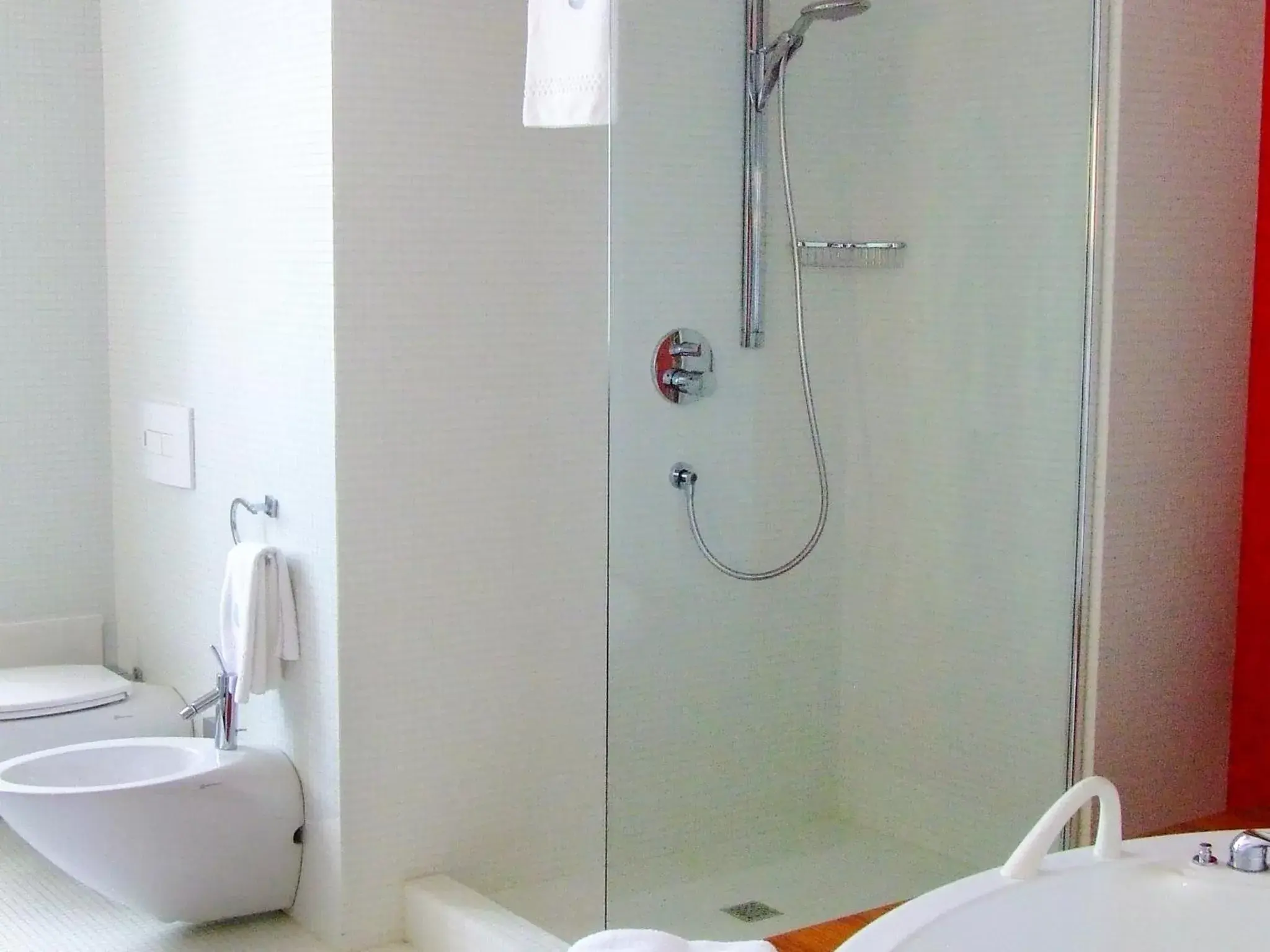 Shower, Bathroom in Montaldo Castle & Resort