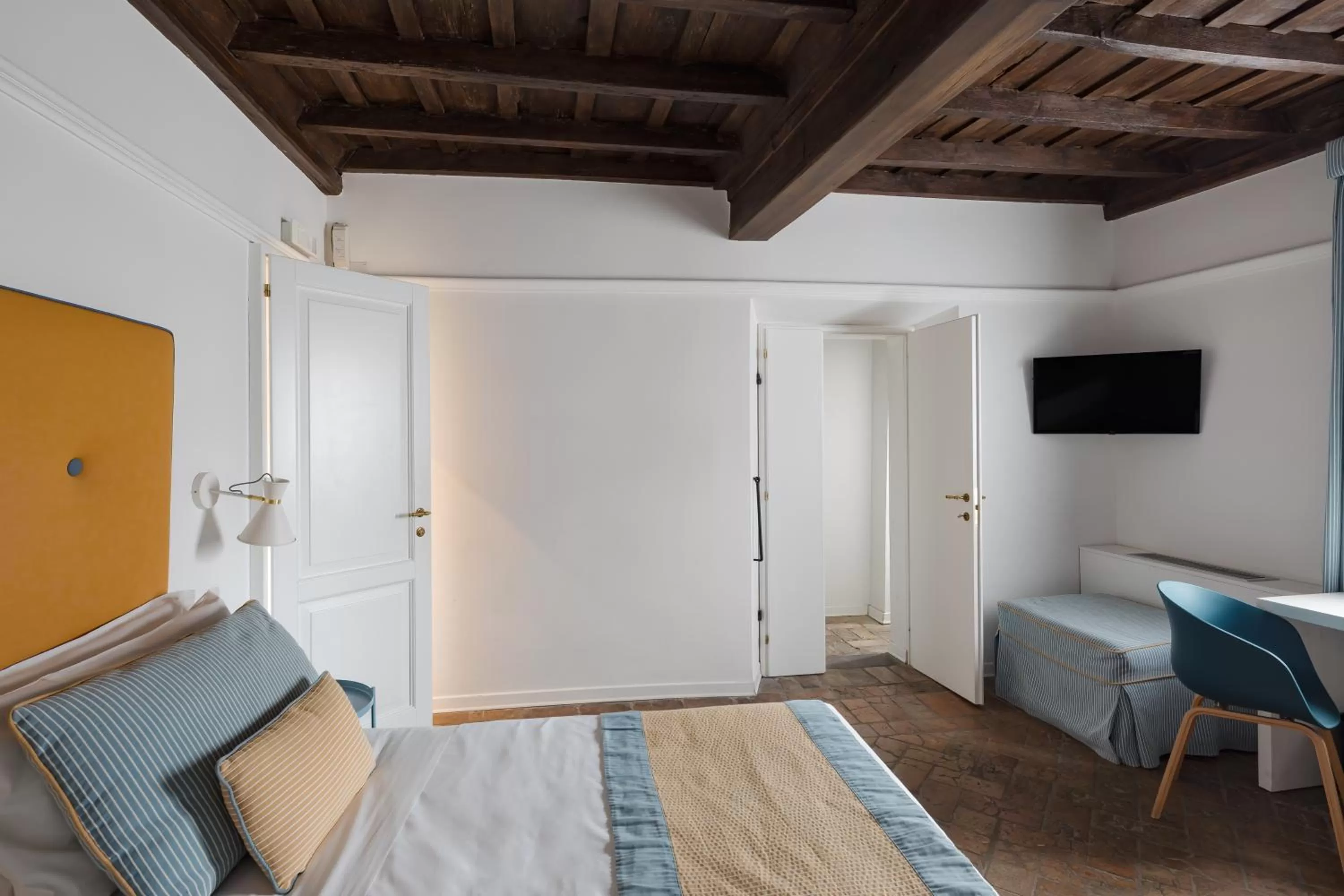 Bed in Palazzo Lupardi Relais