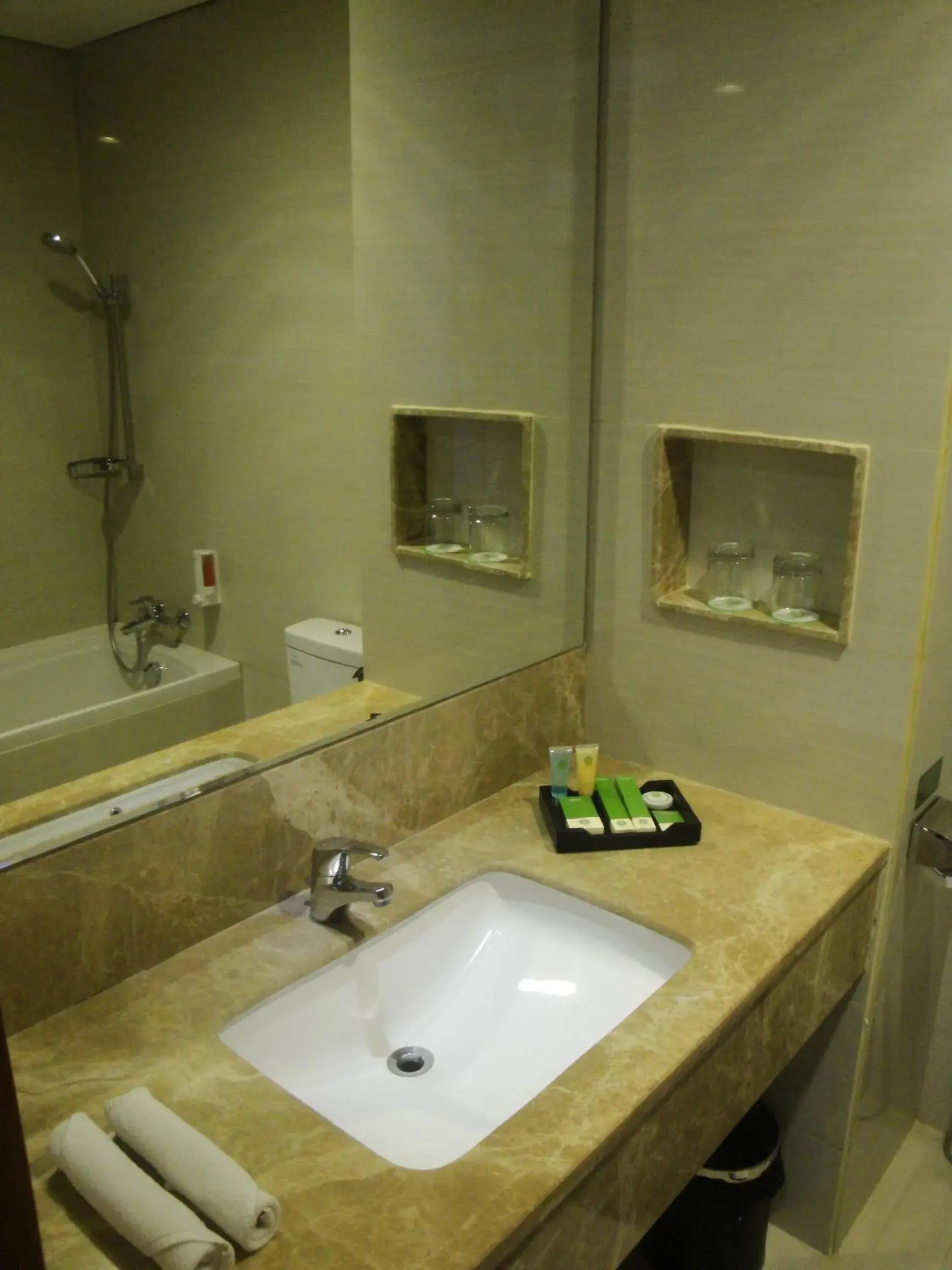 Bathroom in Hotel On The Rock By Prasanthi