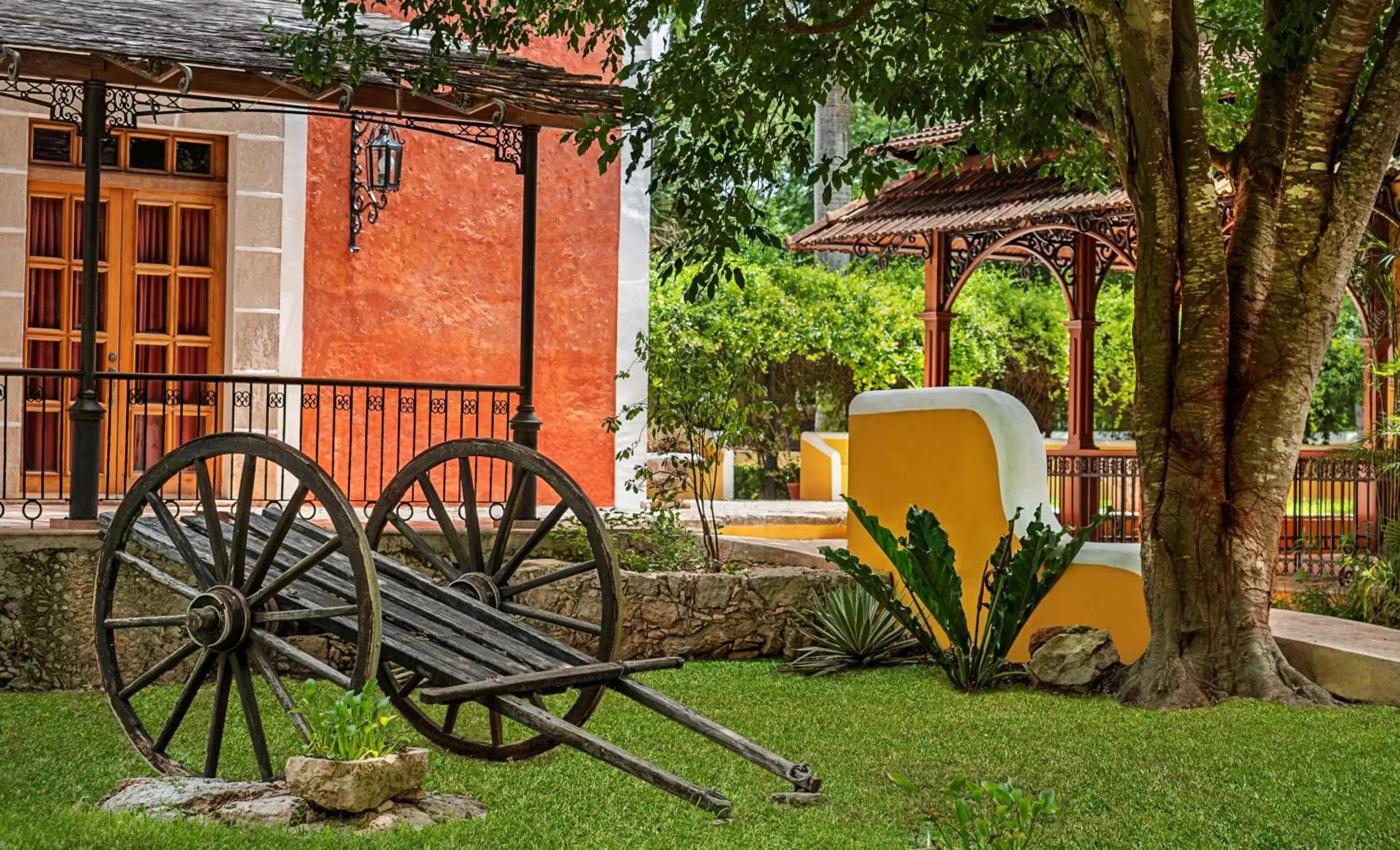 Garden in Hacienda Xcanatun, Angsana Heritage Collection