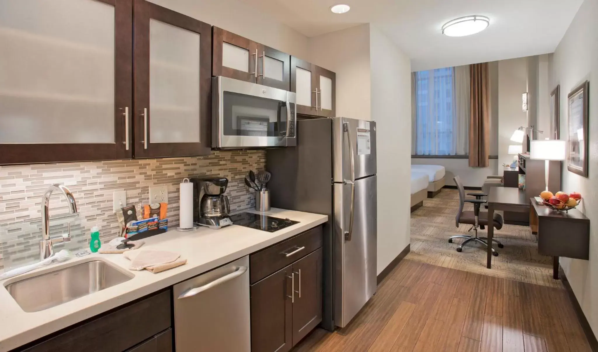 Photo of the whole room, Kitchen/Kitchenette in Staybridge Suites Baltimore - Inner Harbor, an IHG Hotel