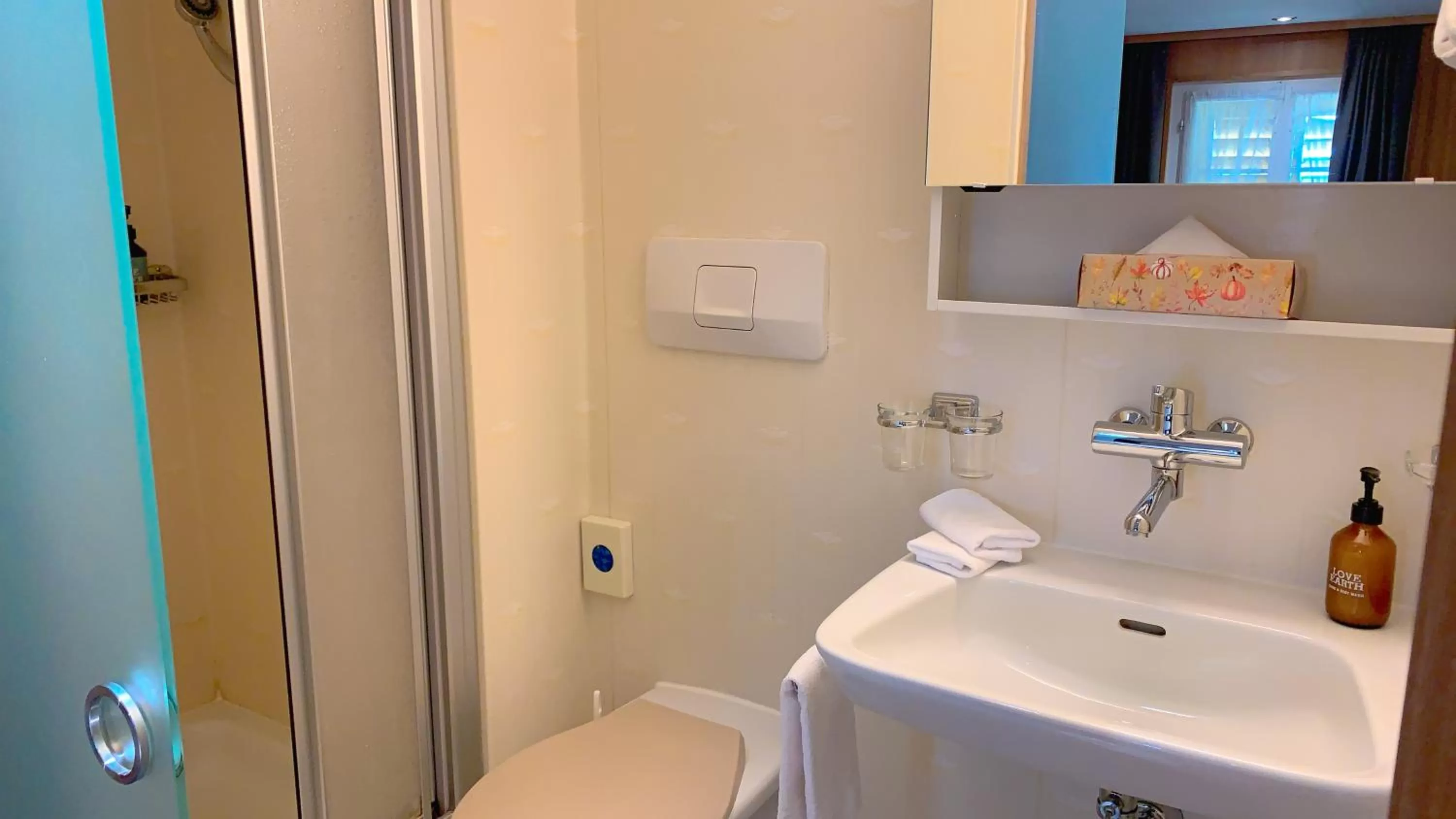 Shower, Bathroom in Hotel Friedheim