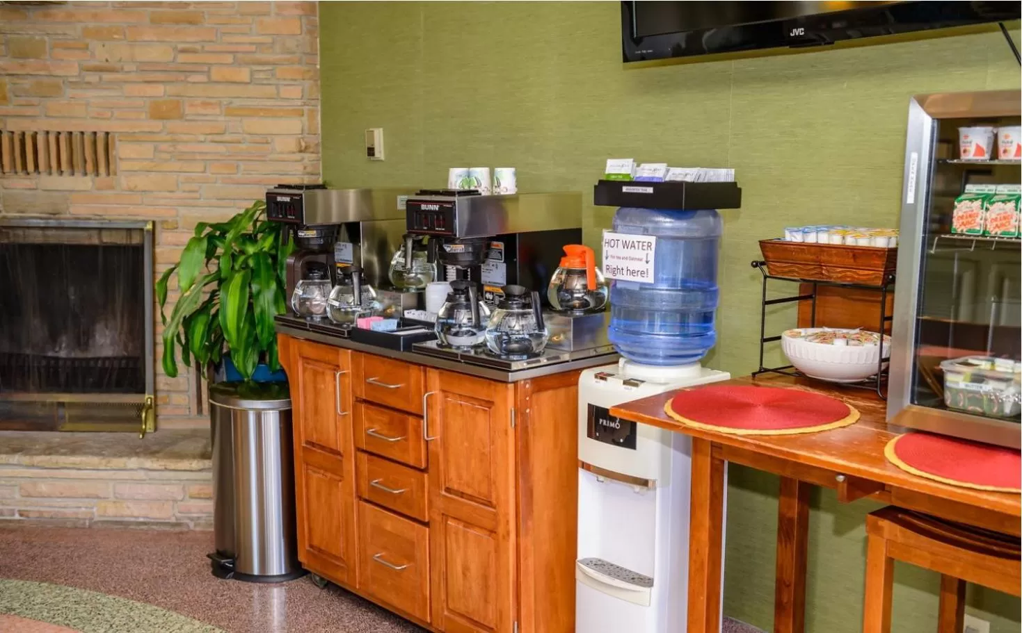 Lobby or reception, Kitchen/Kitchenette in Land O Nod Inn