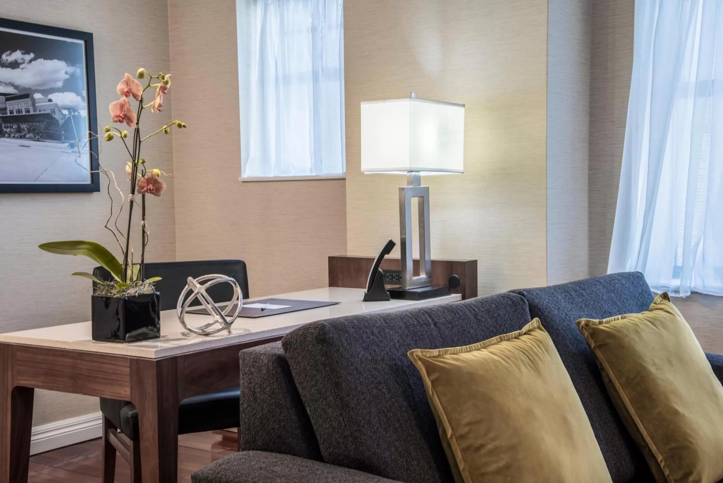 Living room in The Warwick Hotel Rittenhouse Square Philadelphia