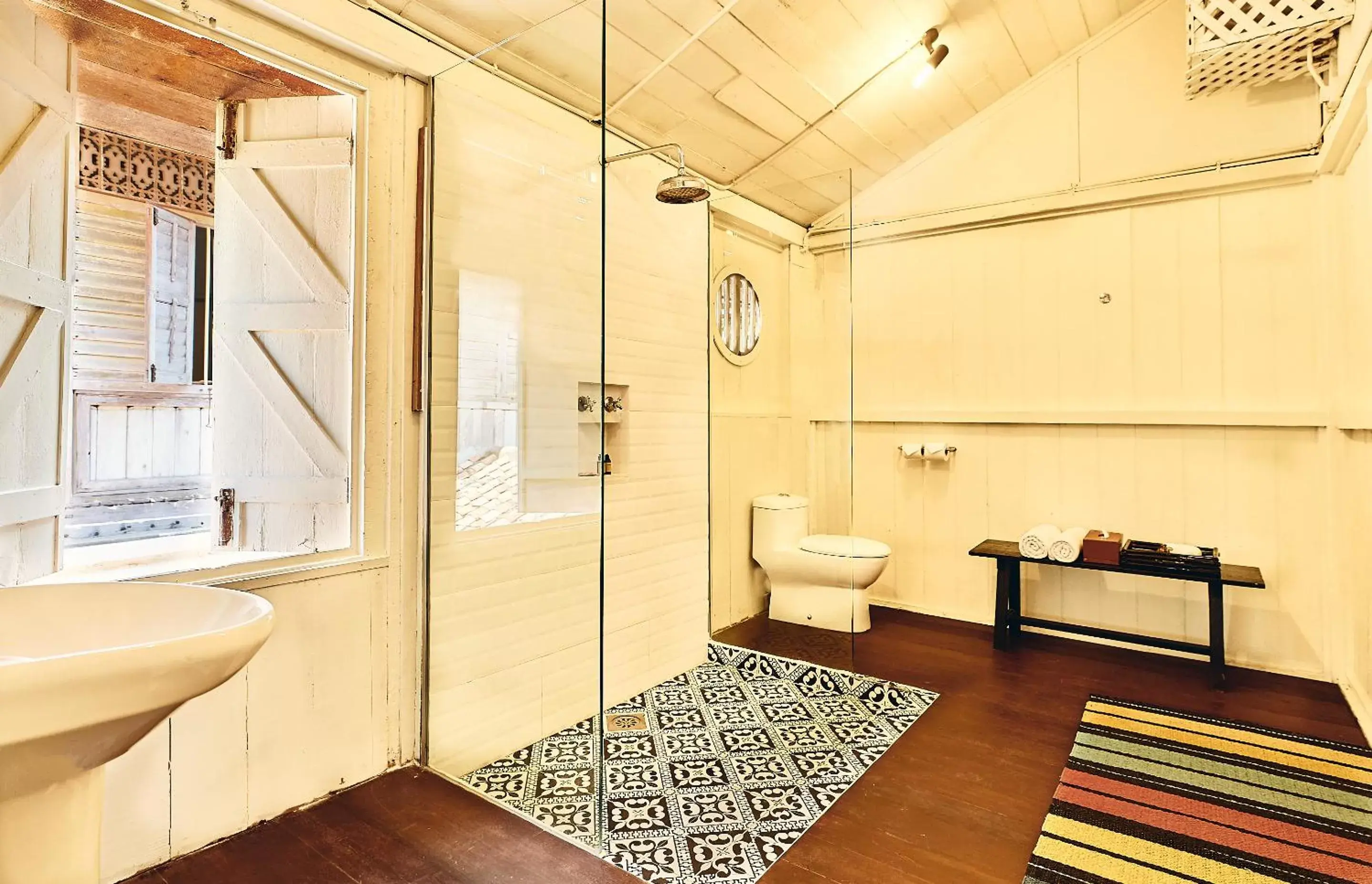 Bathroom in Temple Tree Resort