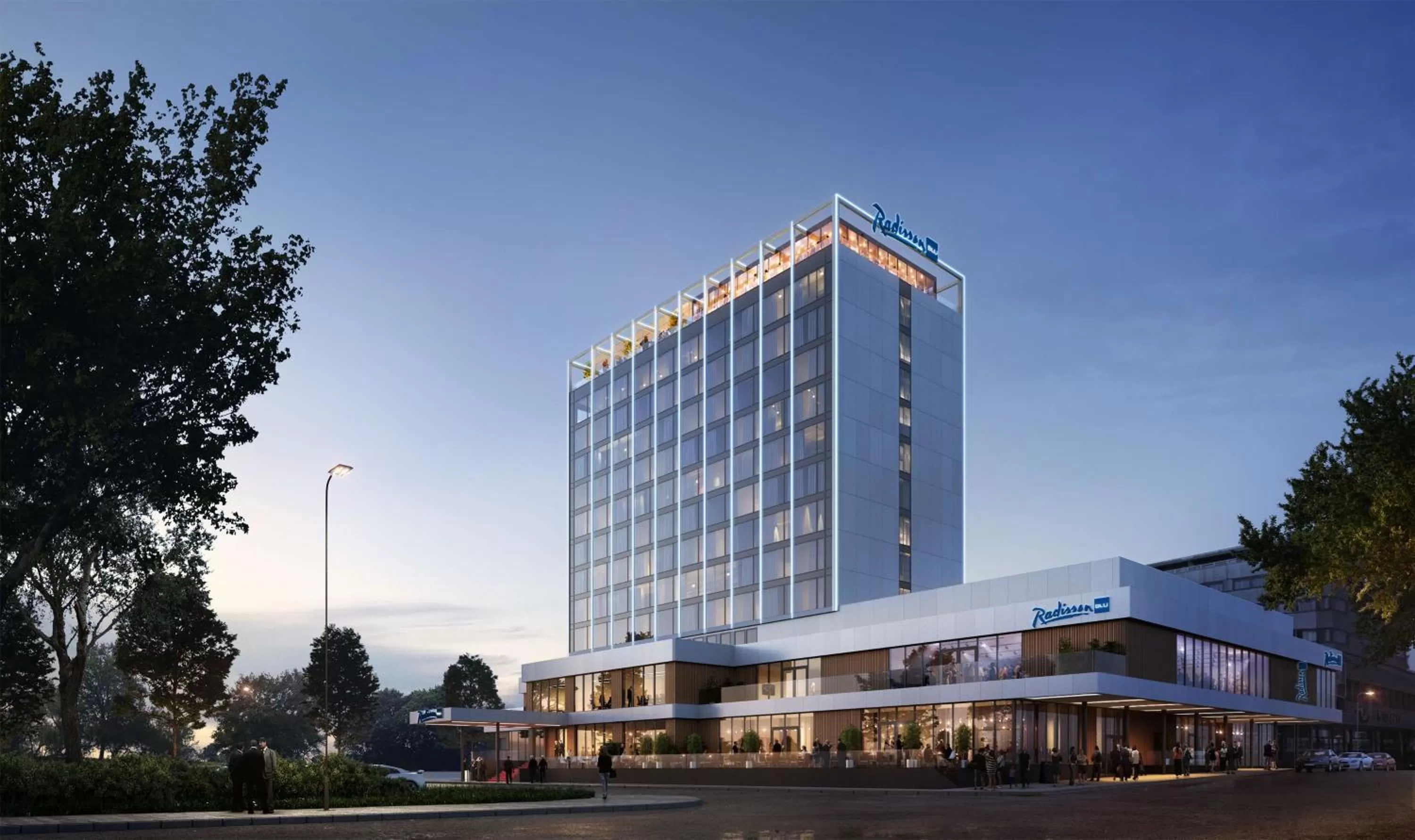 Property building in Radisson Blu Caledonien Hotel, Kristiansand