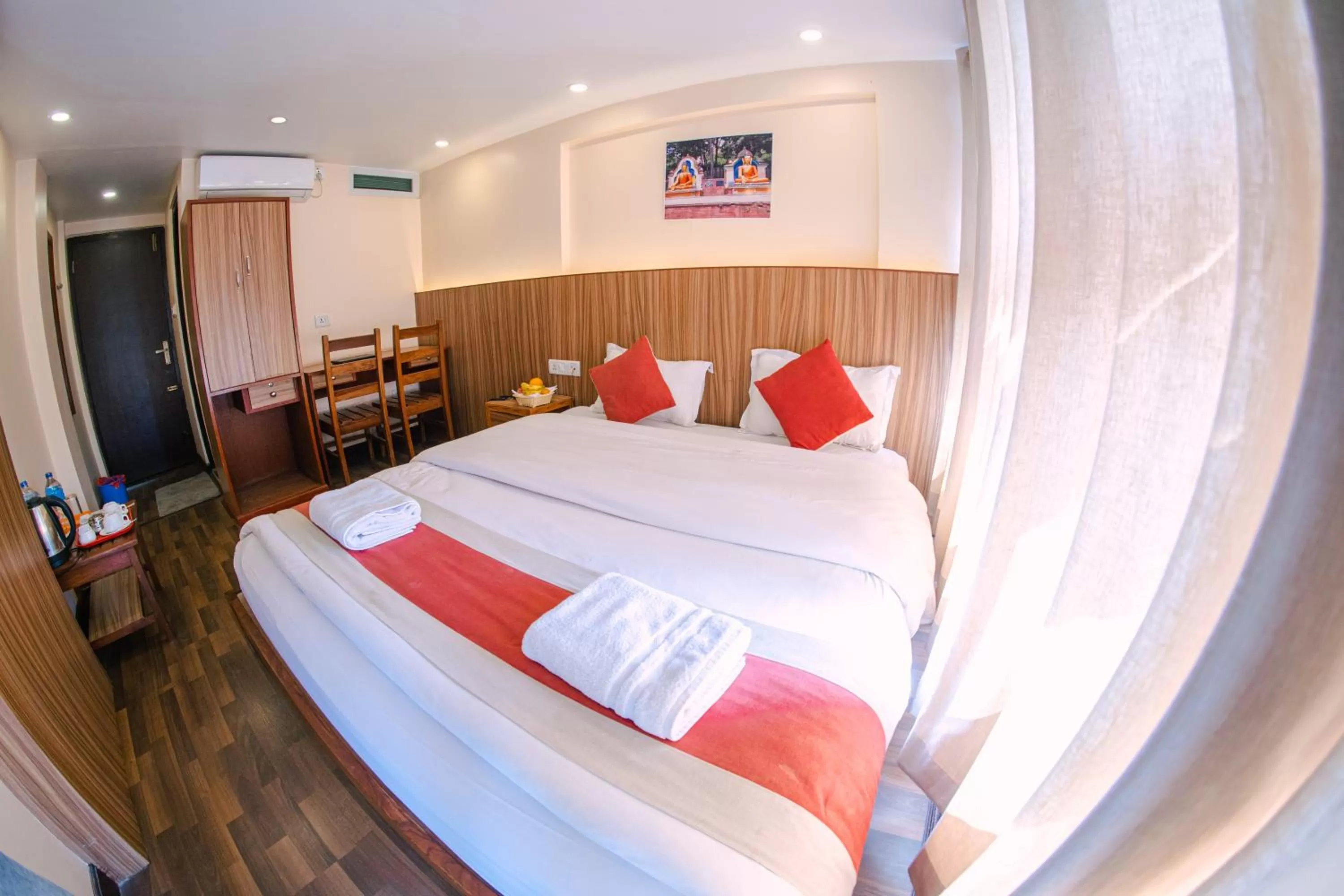 Bed in Hotel Chhimeki