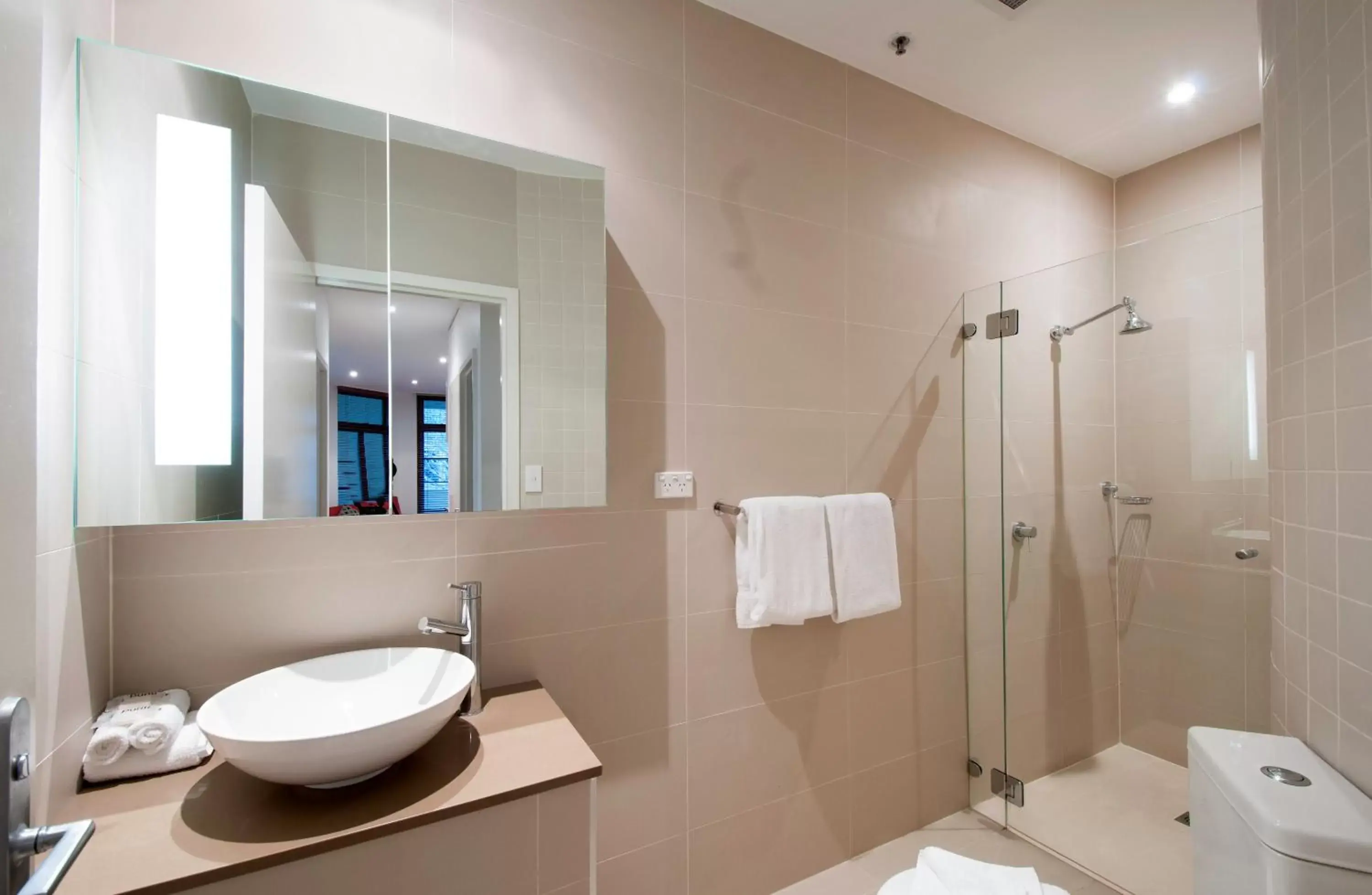 Shower, Bathroom in Quest Canberra