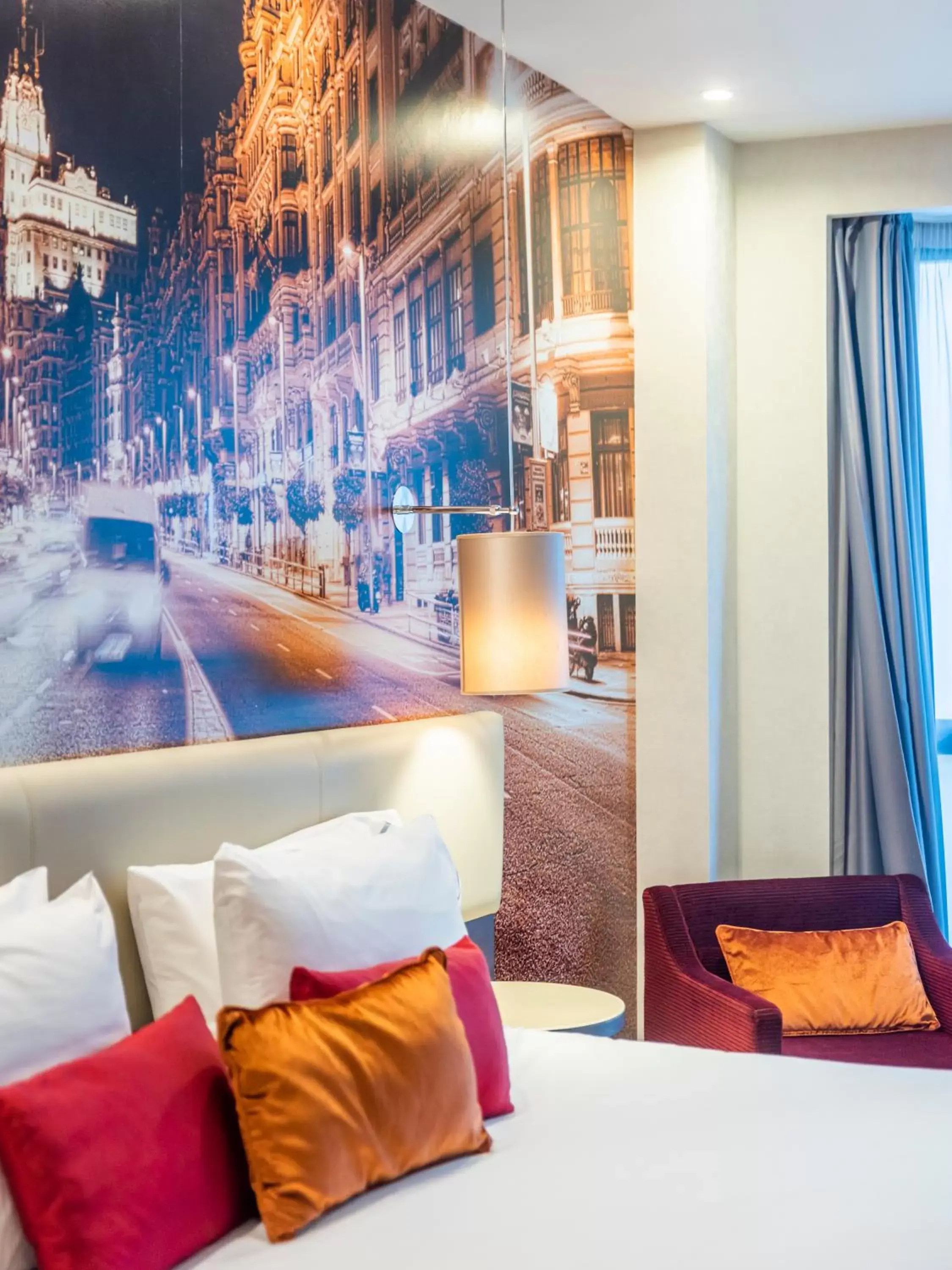Bed in Hotel Indigo Madrid - Gran Via, an IHG Hotel