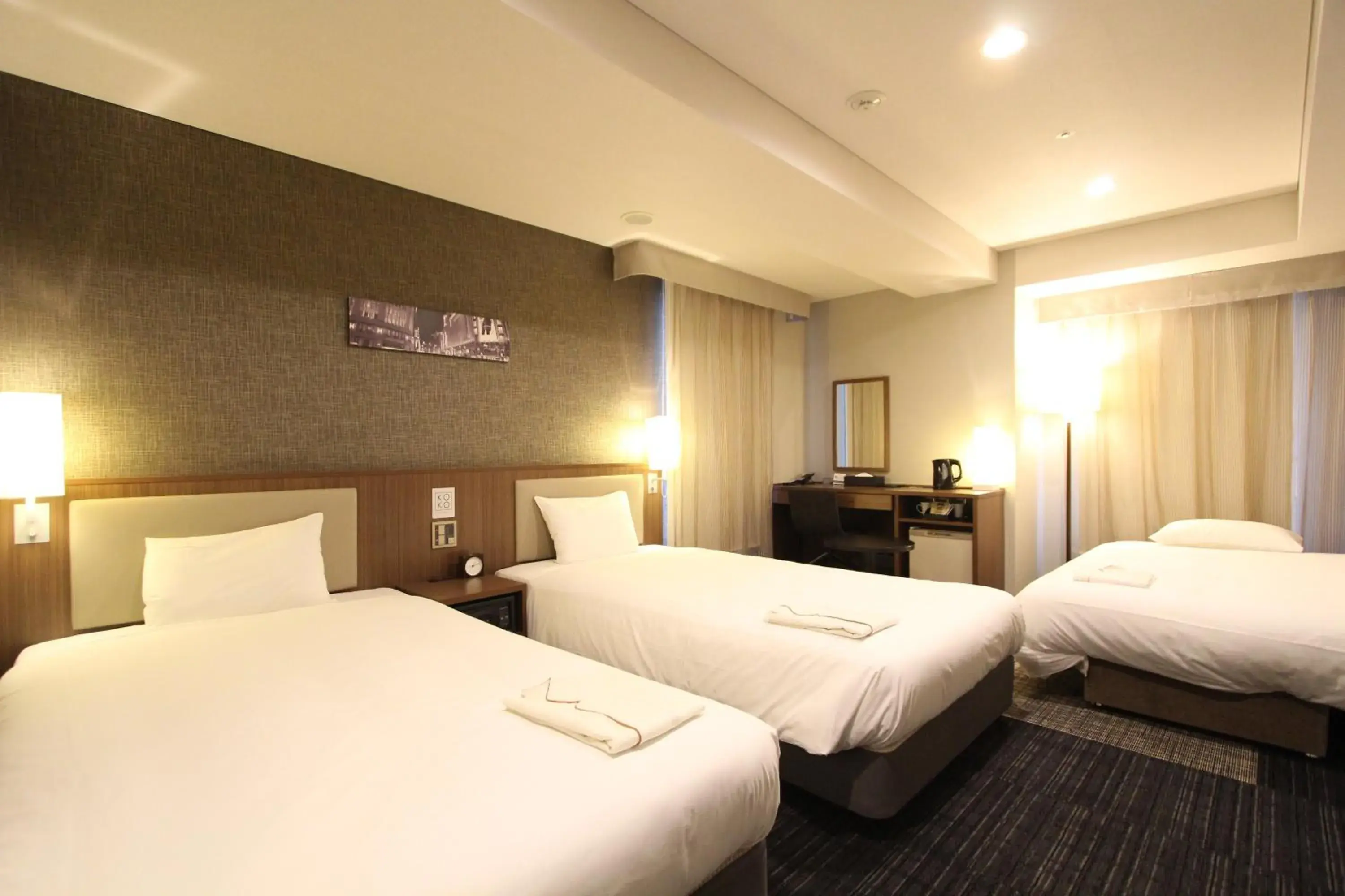 Photo of the whole room, Bed in KOKO HOTEL Ginza-1chome