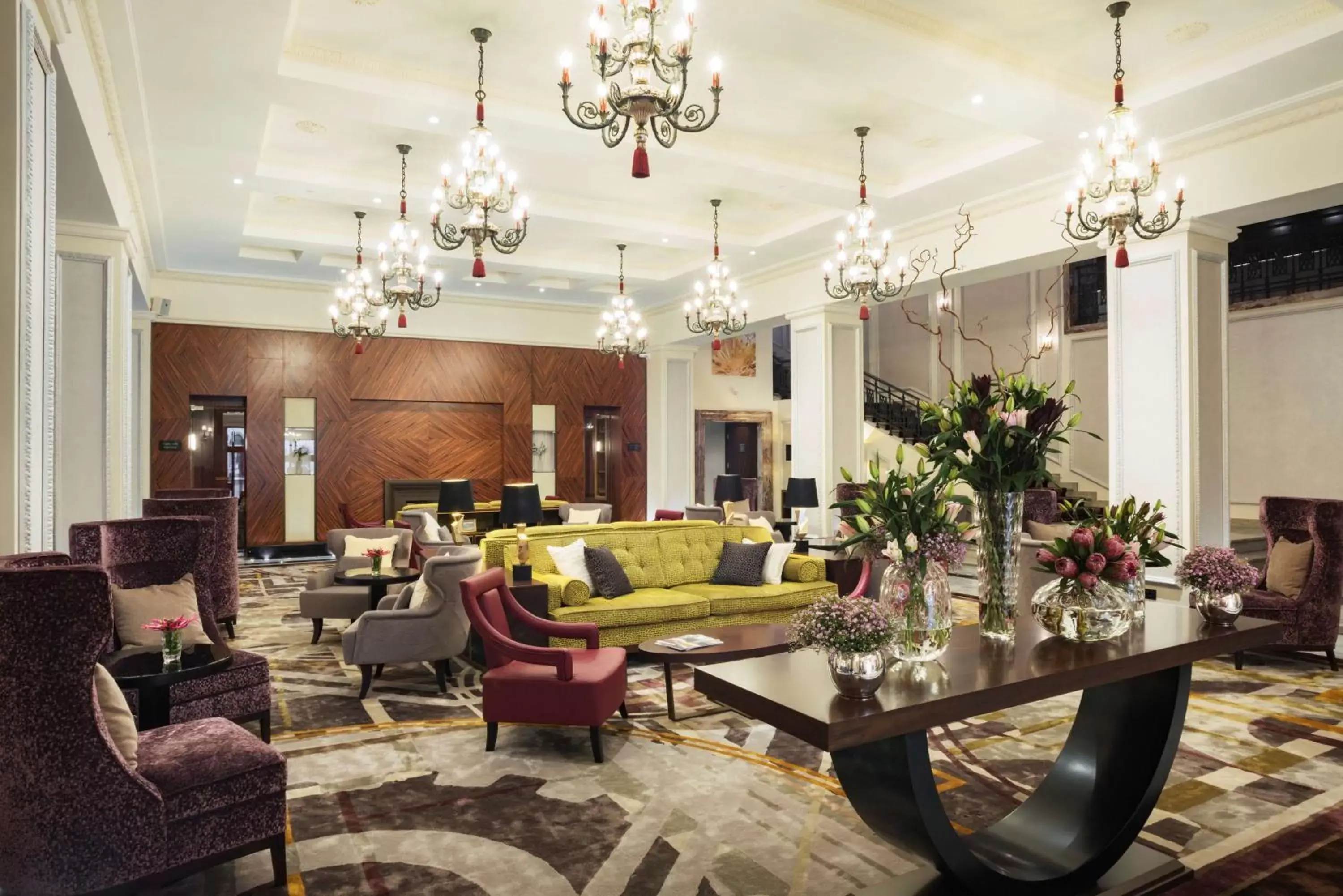 Lobby or reception, Lobby/Reception in Grand Hotel Kempinski Riga