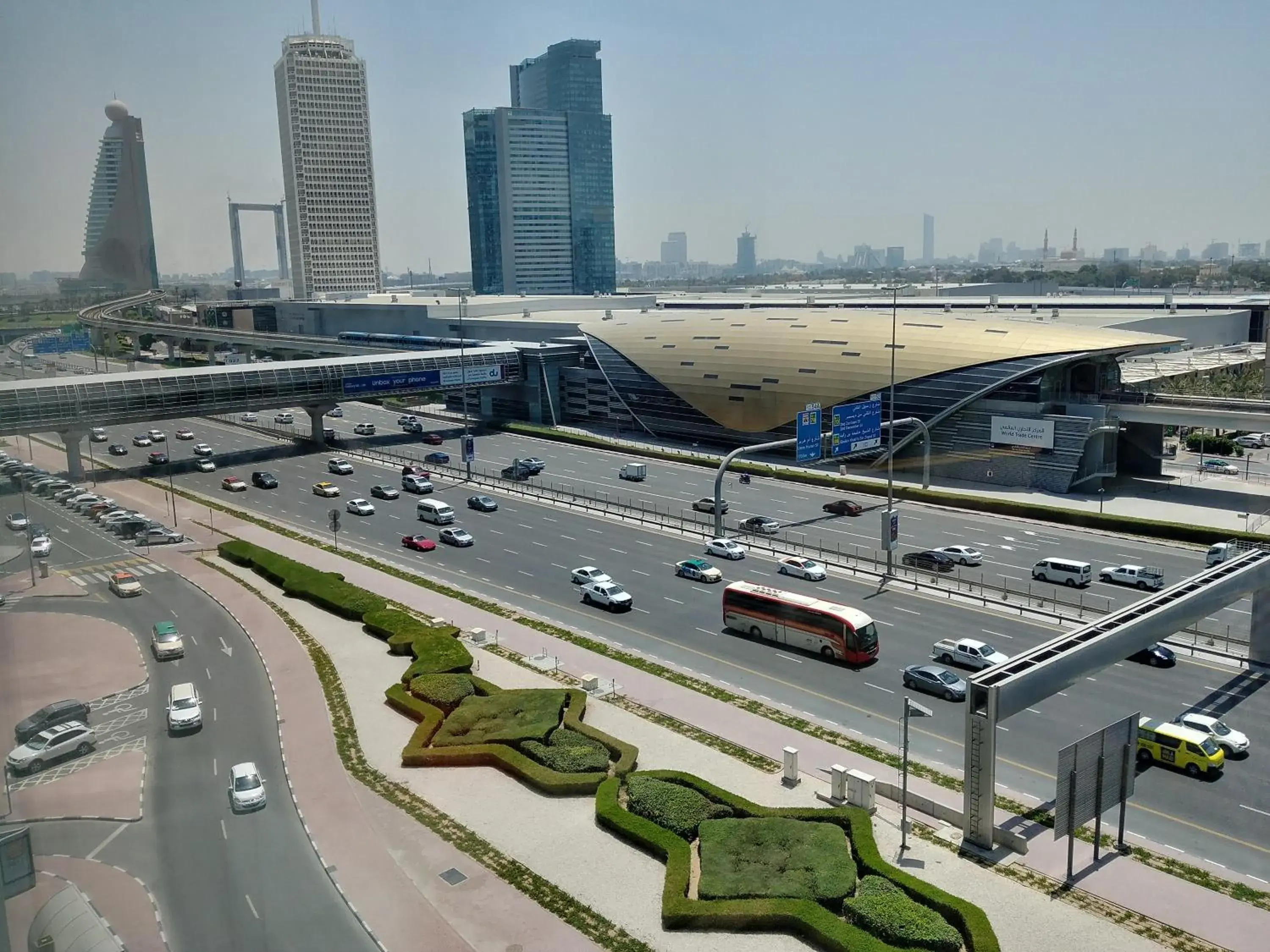 City view in Ascott Park Place Dubai
