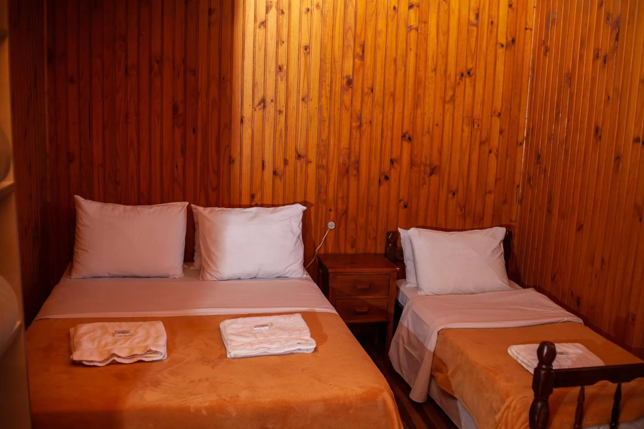 Bed in Pousada Barth