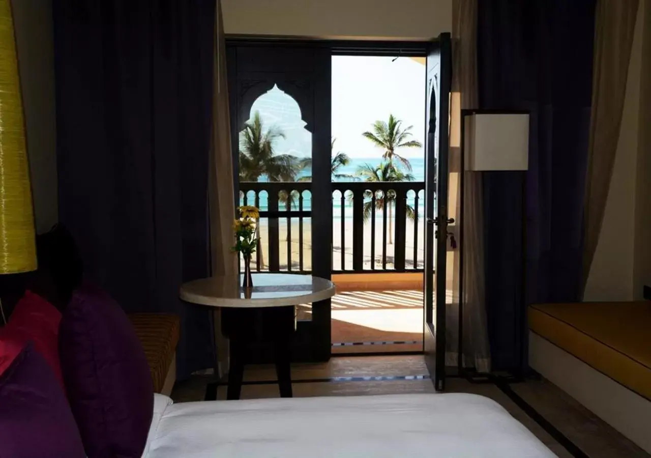 Bed in Salalah Rotana Resort