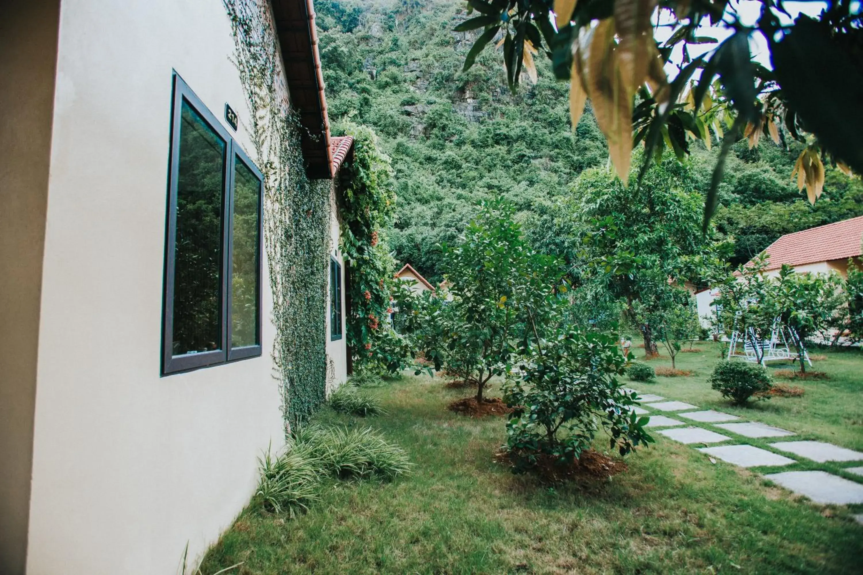 Garden in Trang An Retreat