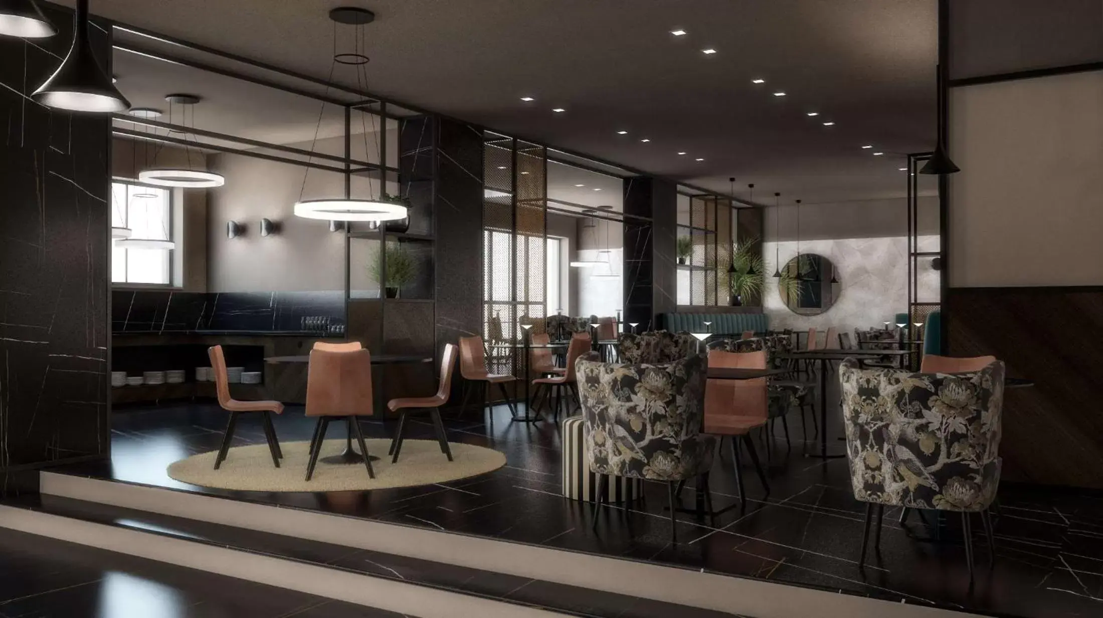 Lounge or bar, Restaurant/Places to Eat in DoubleTree by Hilton Brescia