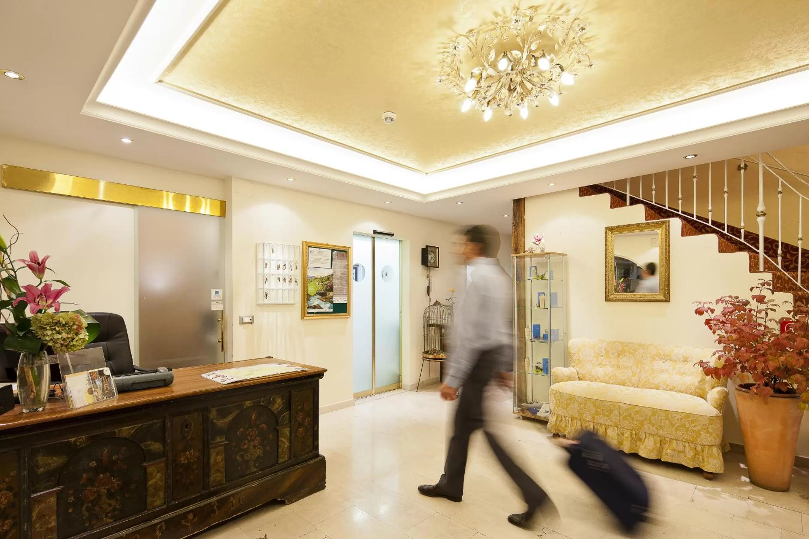 Lobby or reception in Hotel Aster