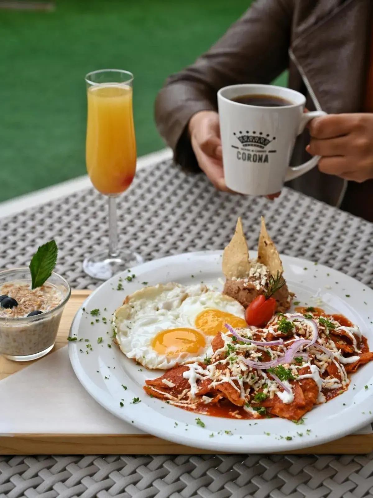 Breakfast in Hotel Corona Plaza