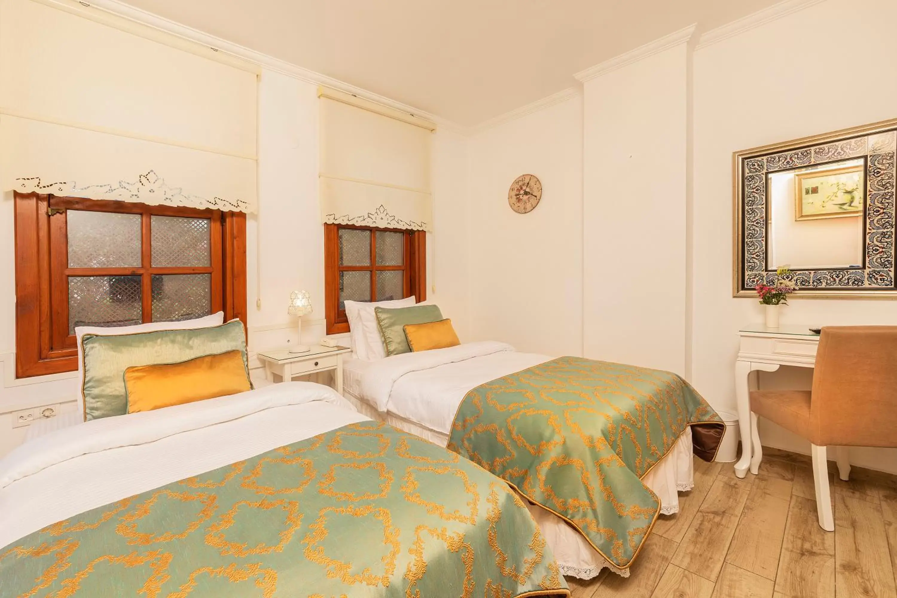 Bed in Zemira Garden Hotel