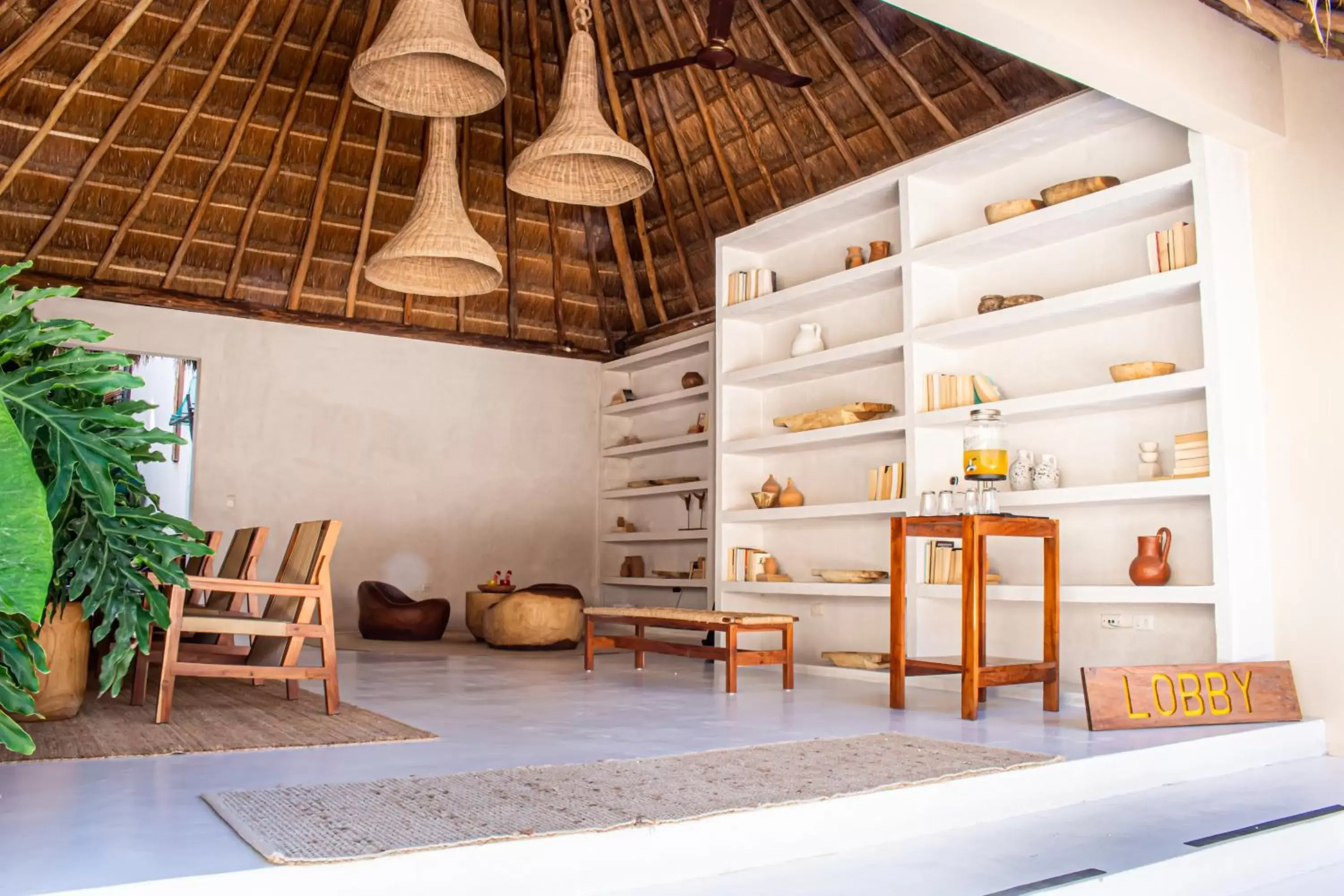 Living room in Dune Boutique Hotel located at the party zone