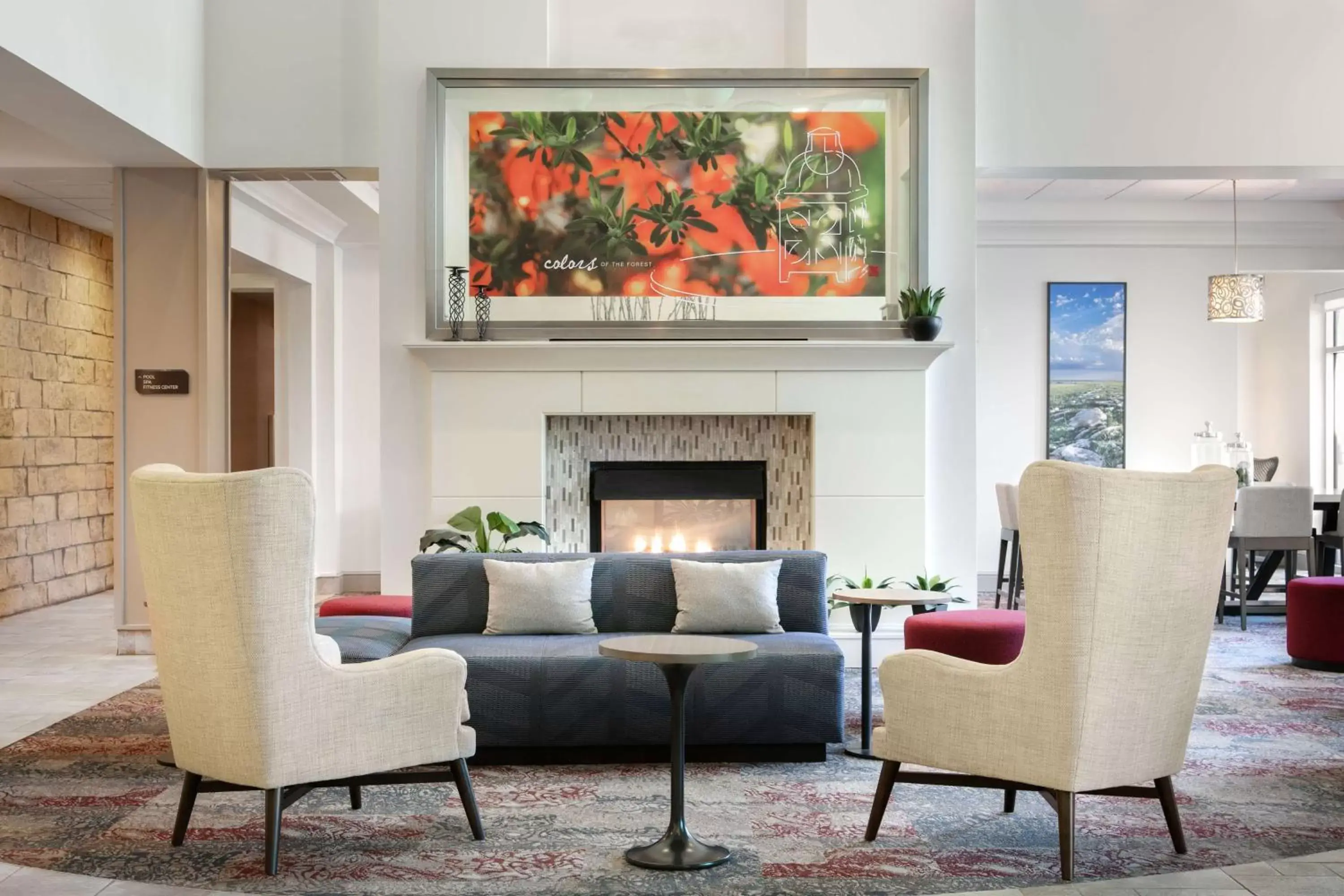 Lobby or reception, Seating Area in Hilton Garden Inn Manhattan Kansas