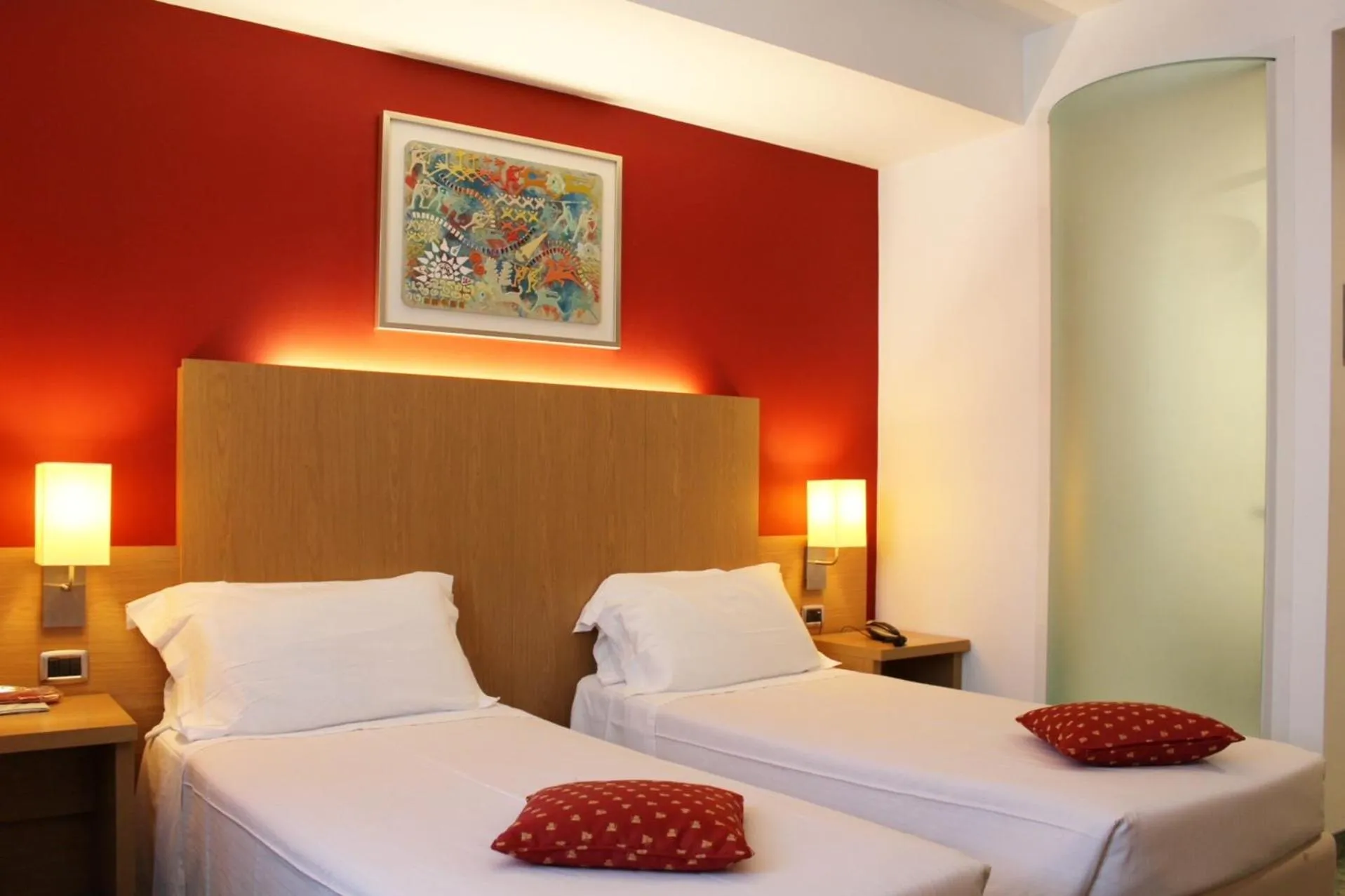 Bed in Hotel Senator