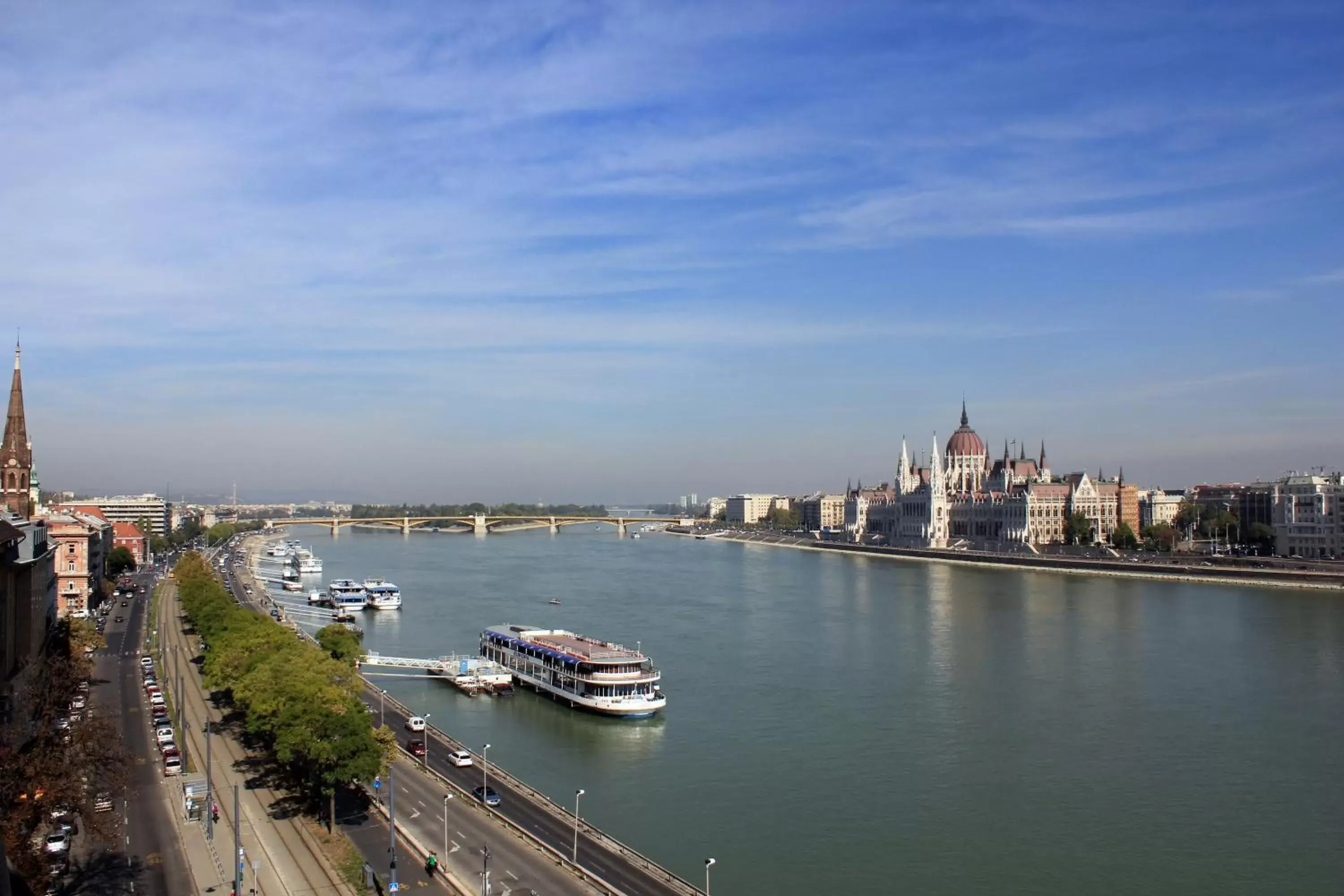 River view in Boutique Hotel Victoria Budapest