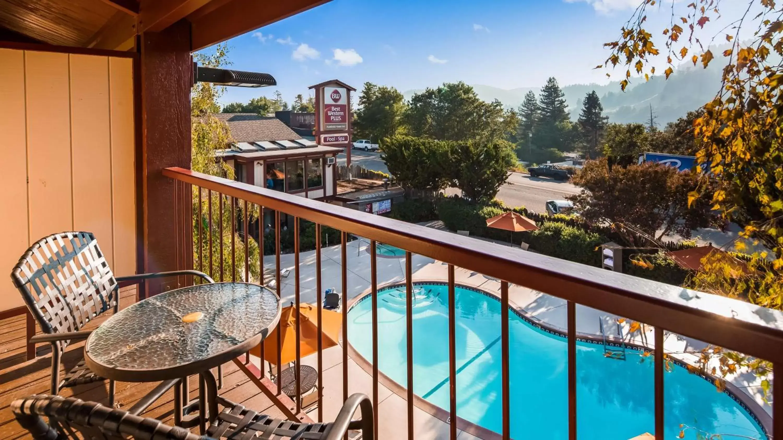 Patio, Pool View in Best Western Plus Humboldt House Inn