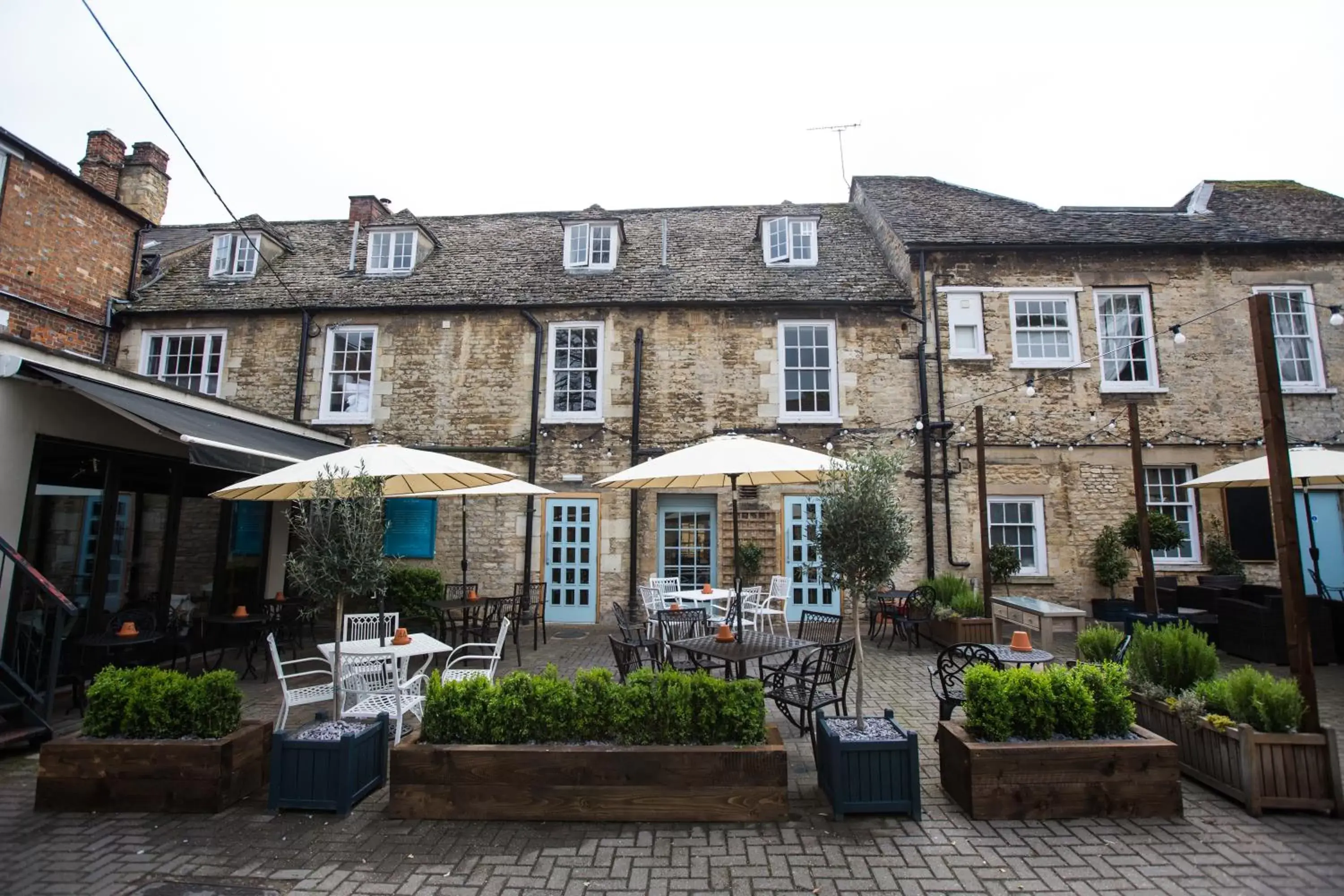 Patio, Property Building in The Blue Boar