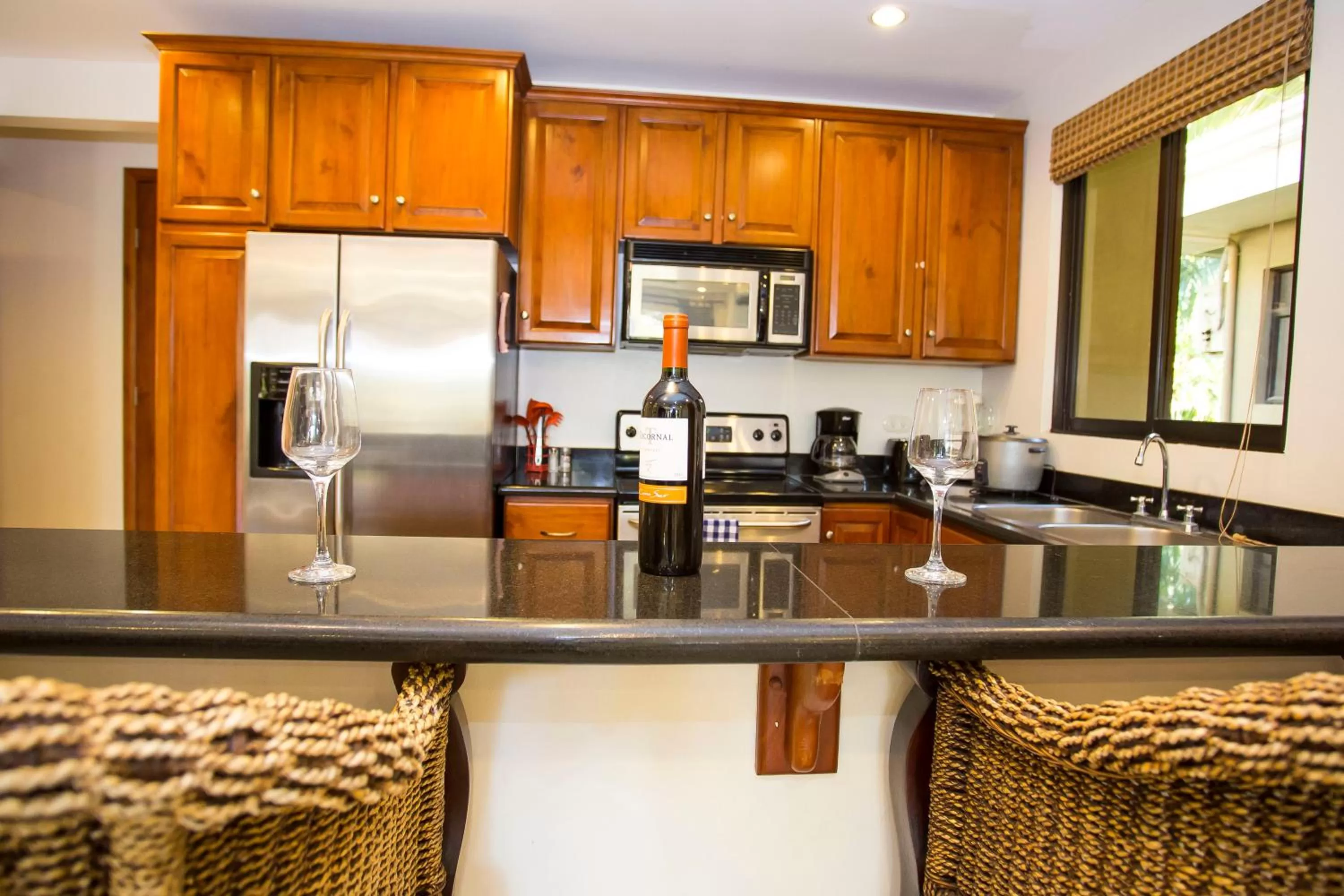 kitchen in Monte Carlo Luxury Condominiums
