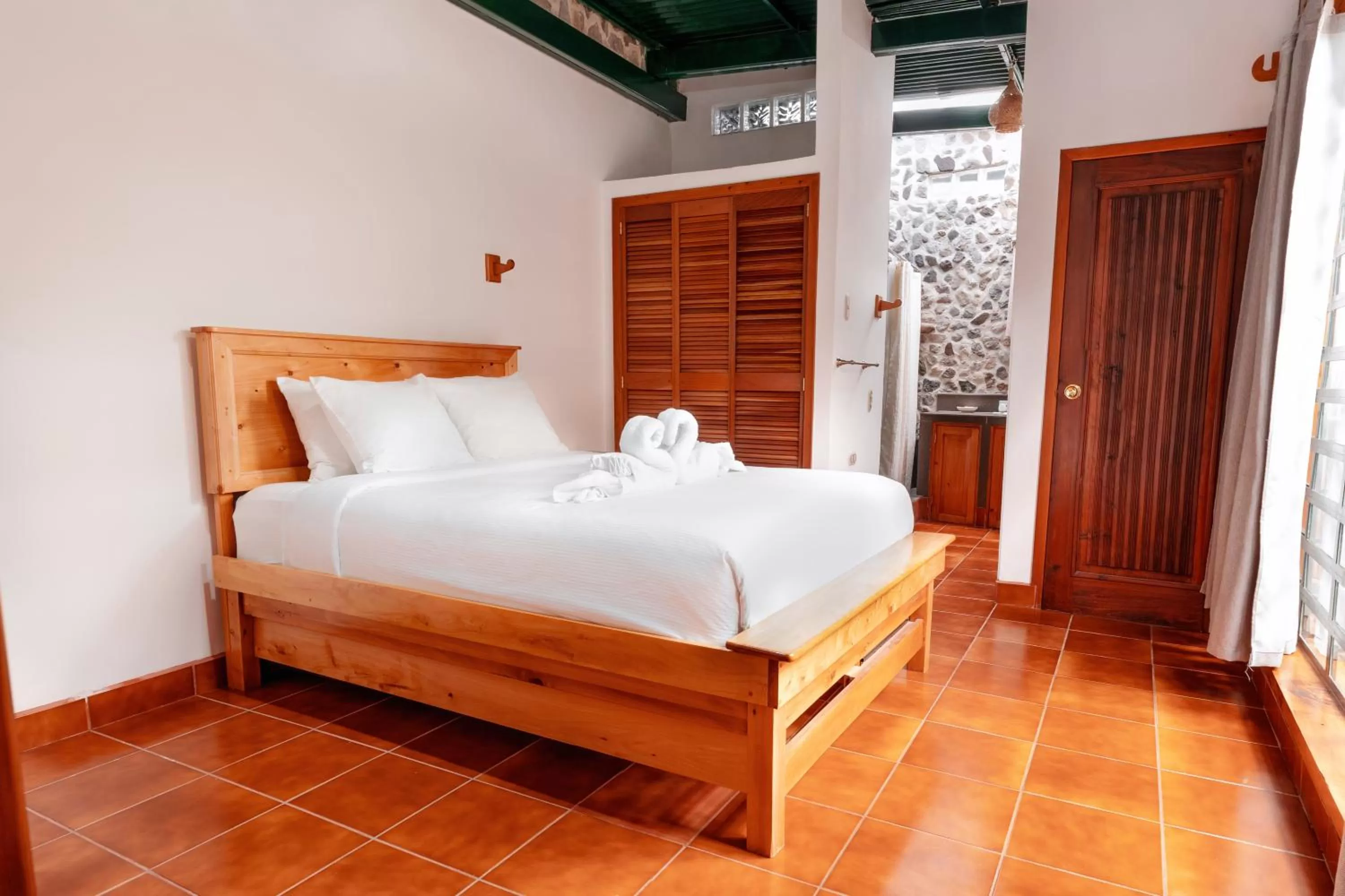 Bed in El Dragon Hotel