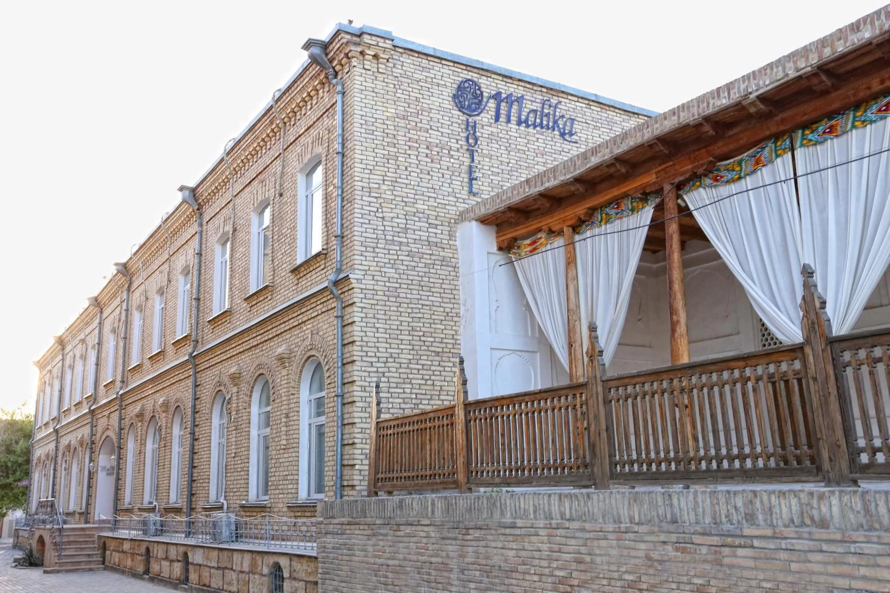 Property building in Hotel Malika Bukhara