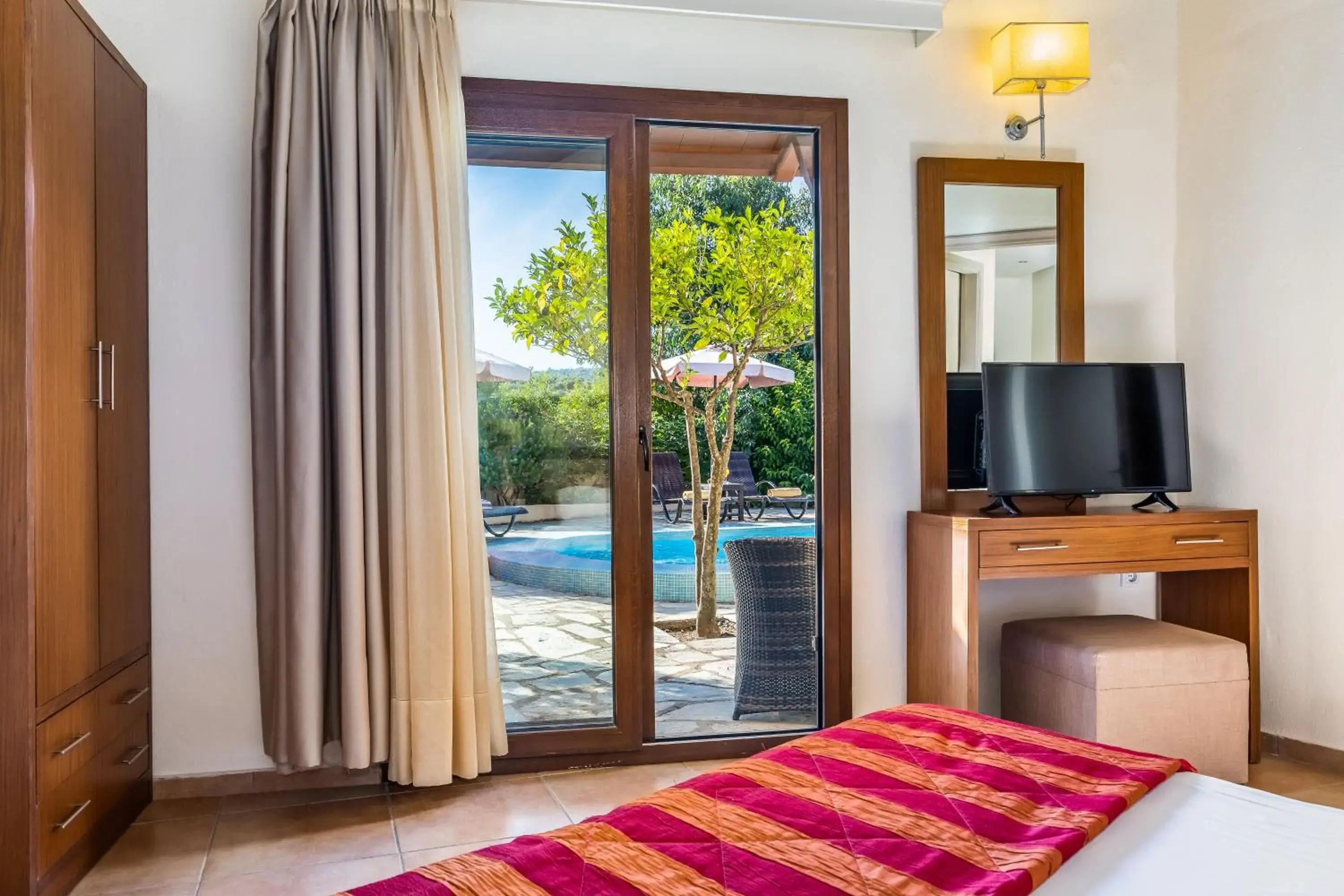 Bedroom, Bed in Skopelos Holidays Hotel & Spa