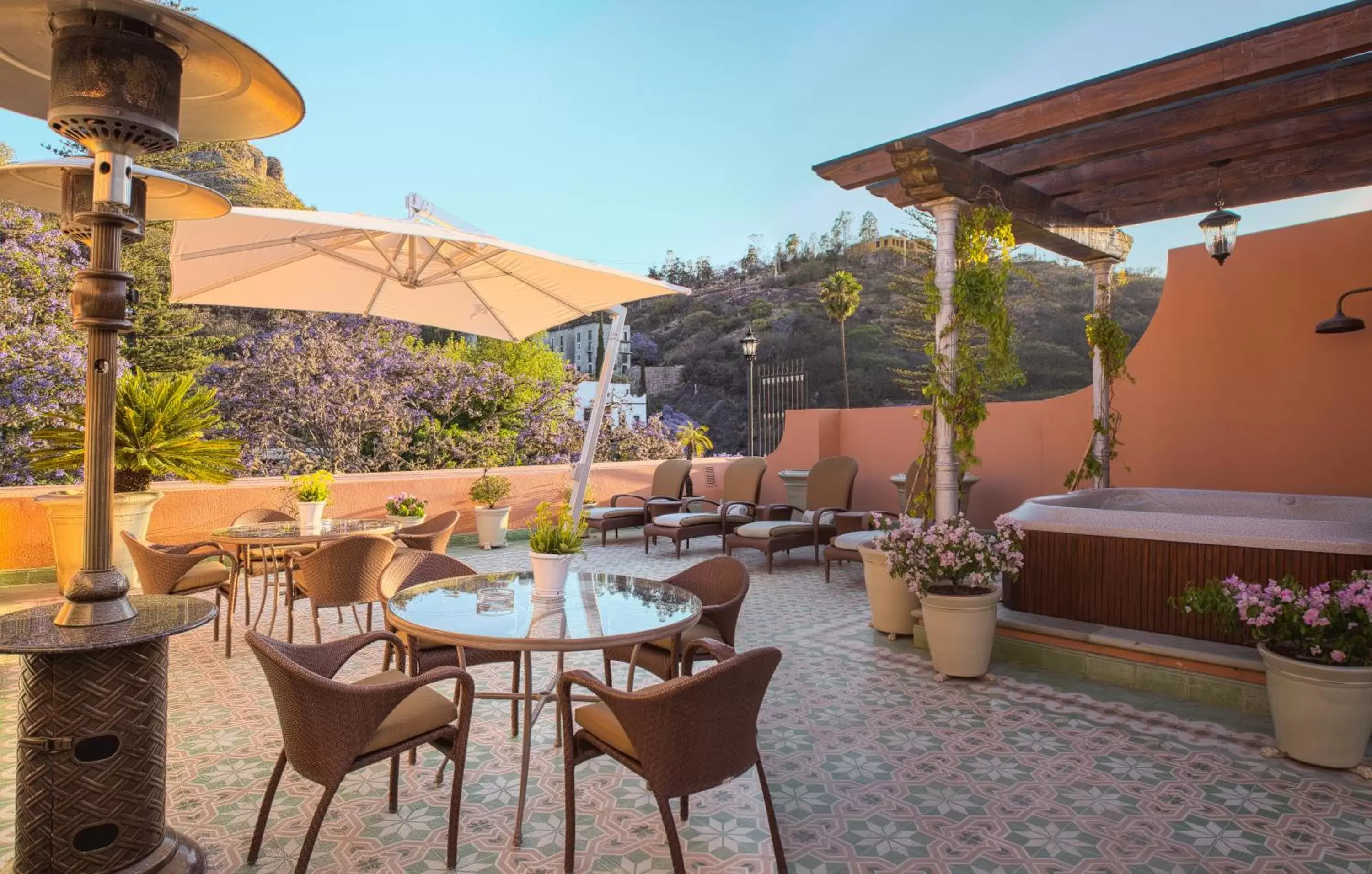 Balcony/Terrace in Villa Maria Cristina Hotel