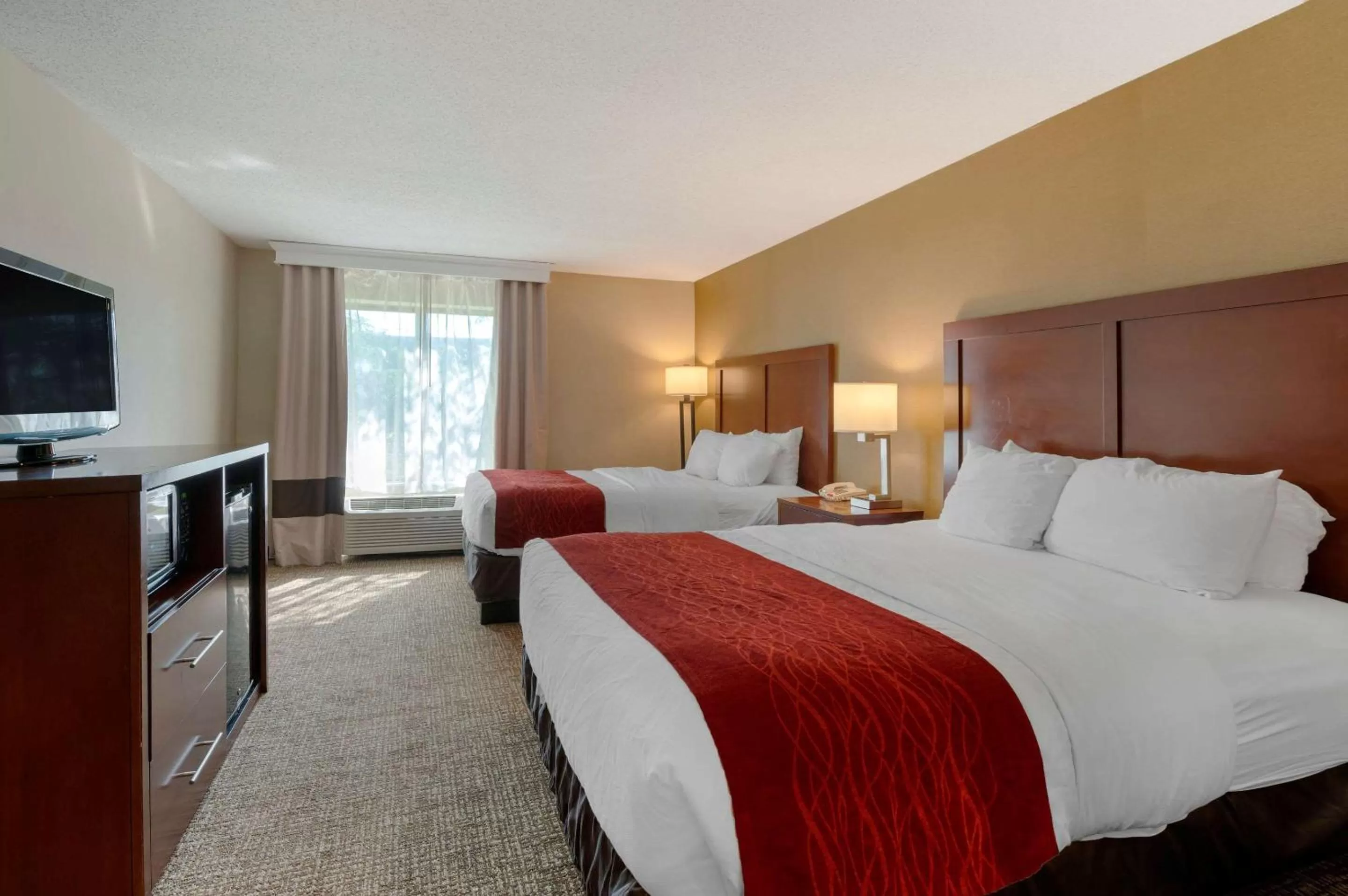 Photo of the whole room, Bed in Comfort Inn