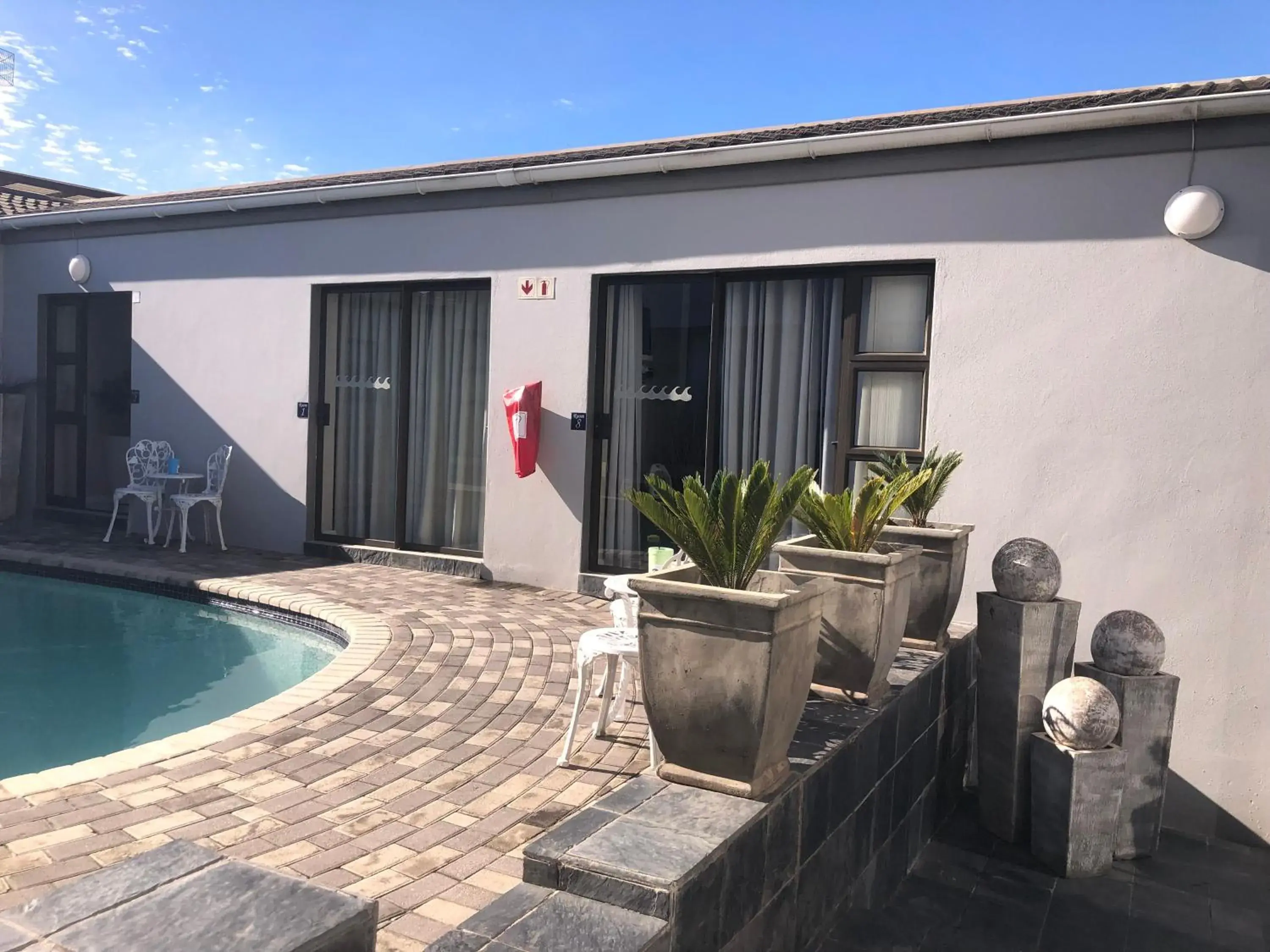 Swimming Pool in Le Blue Guesthouse